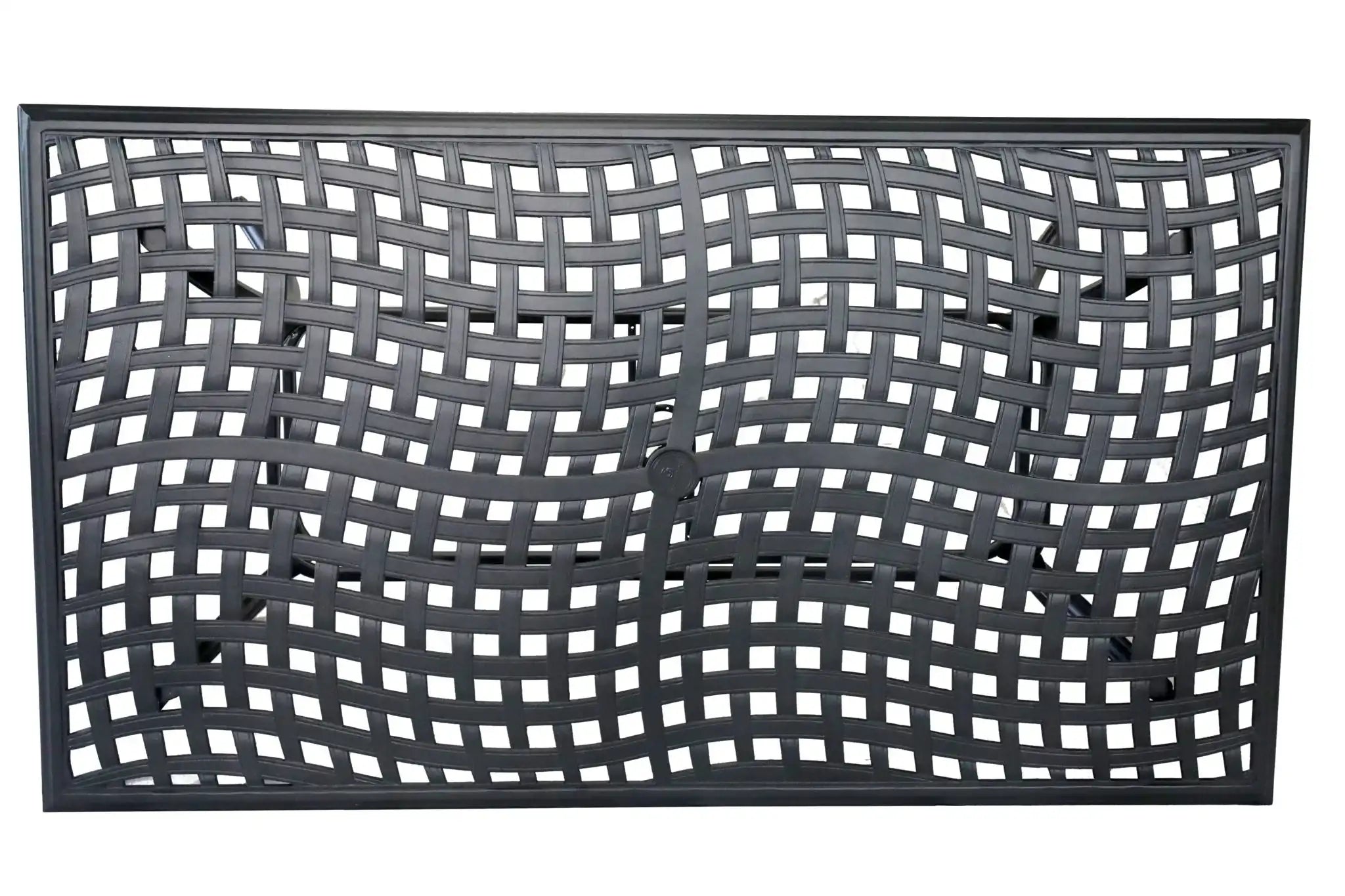 Rectangular Aluminum Dining Set With Cushions