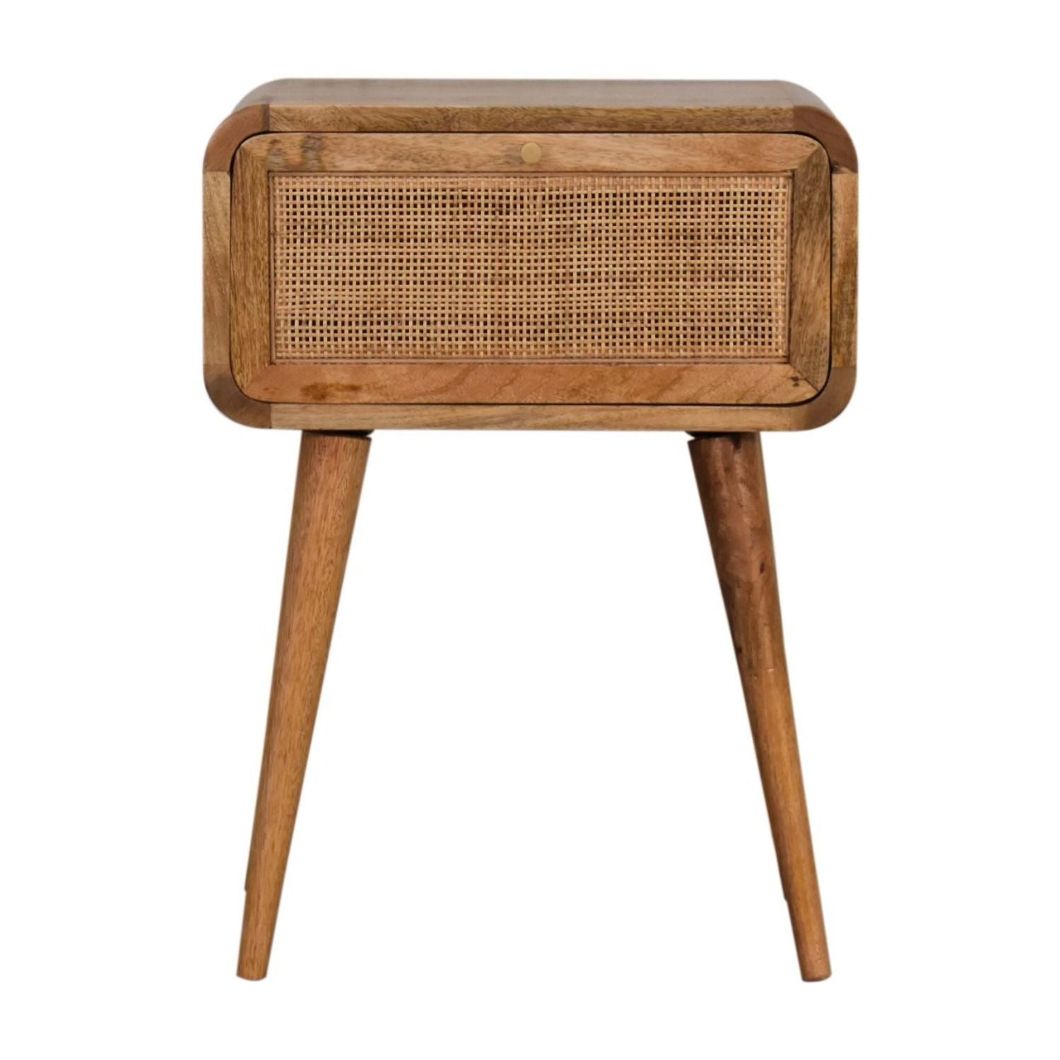 Mini Woven Nightstand - Oak - Best Buy Furniture