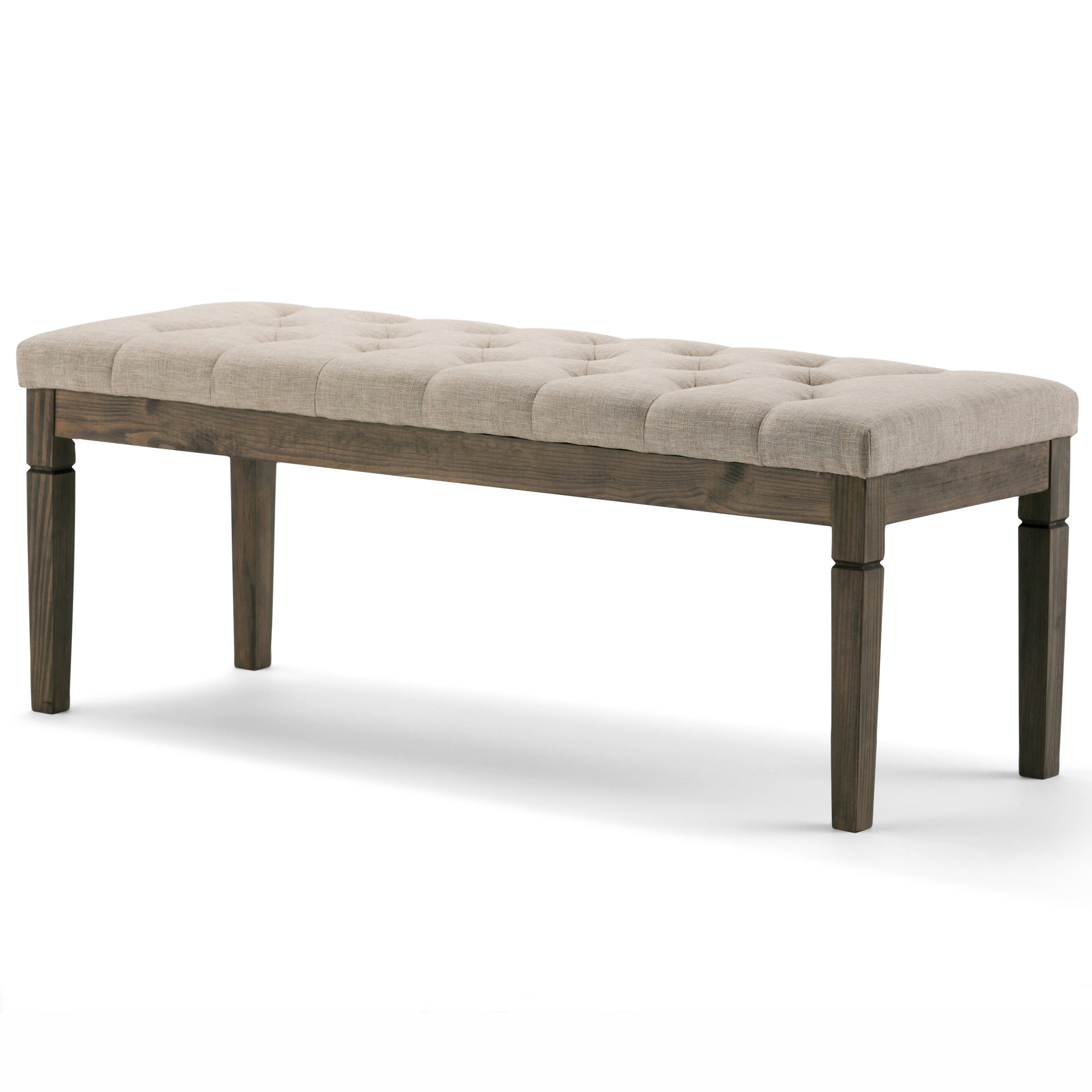 Waverly Tufted Ottoman Bench - Natural
