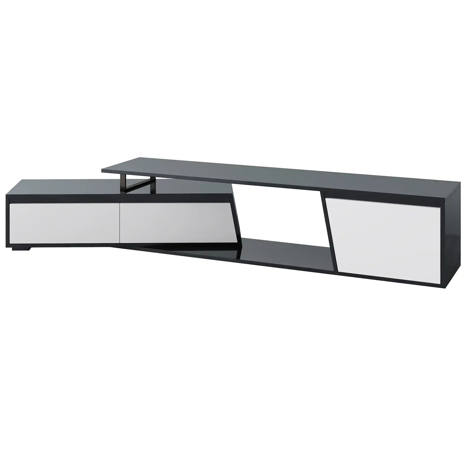 Strata Modern Minimalist Extendable TV Stand - Best Buy Furniture