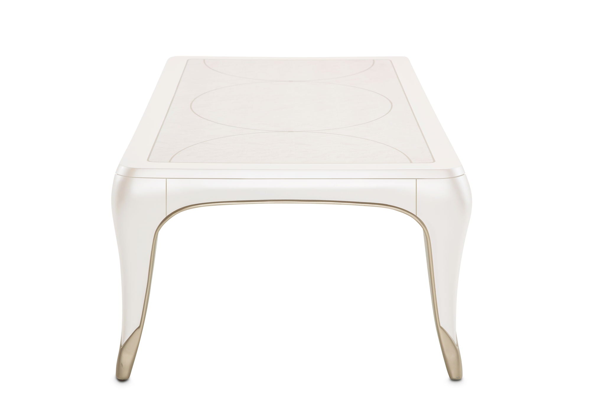 London Place - Rectangular Cocktail Table - Creamy Pearl