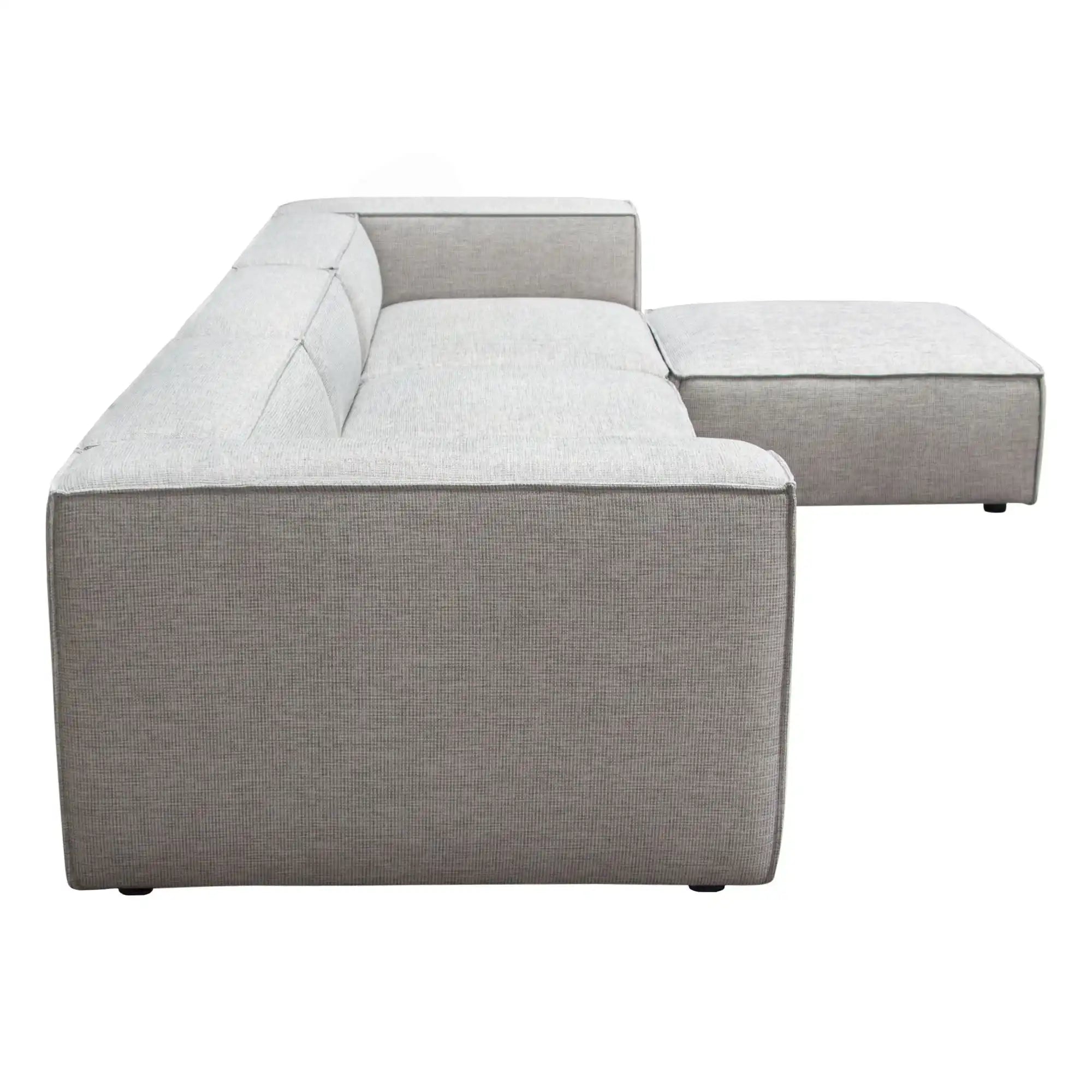 Vice Reversible 4 Piece Sectional – Barley Fabric