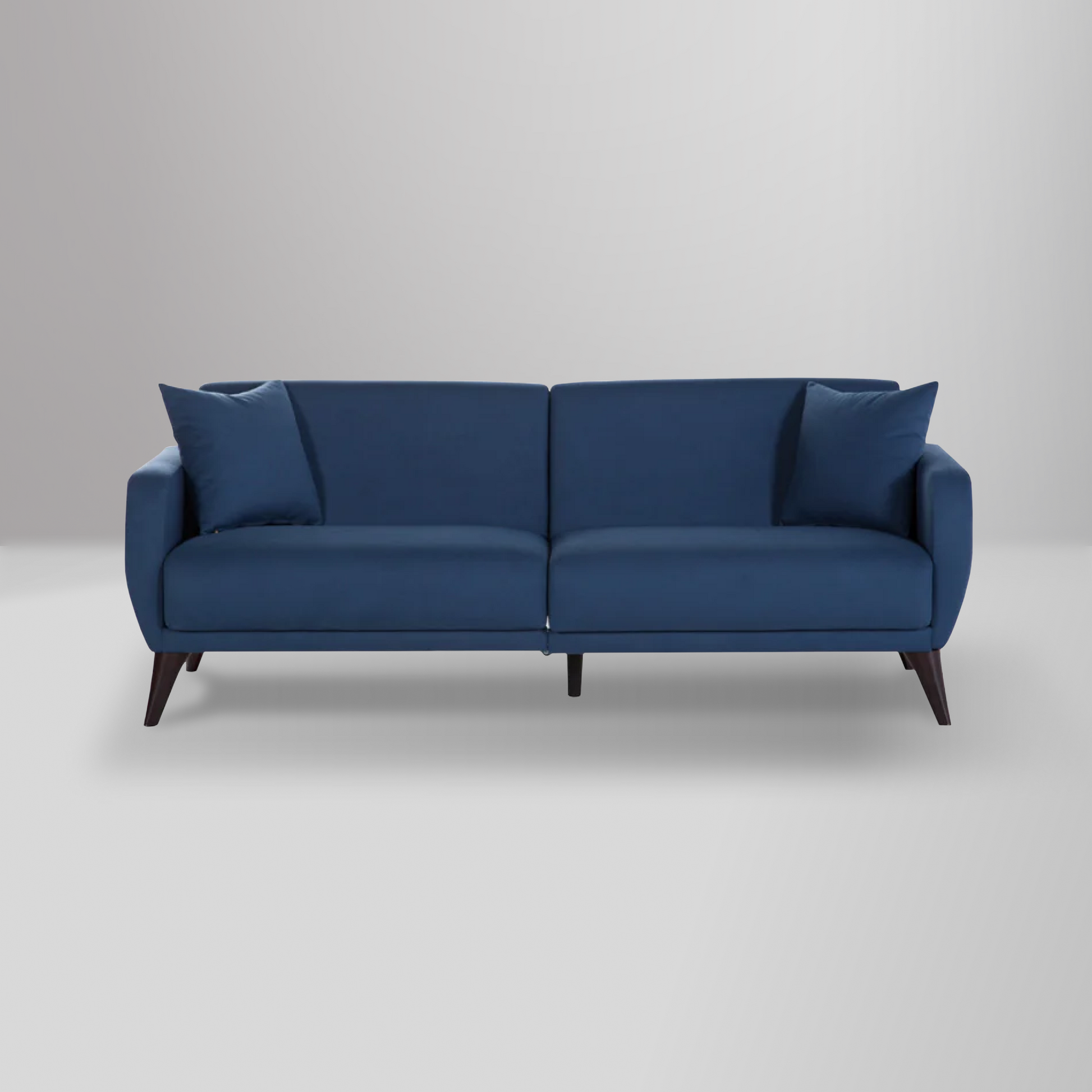 Modern 3-function sleeper sofa with built-in storage, compact design, and easy assembly for versatile living spaces