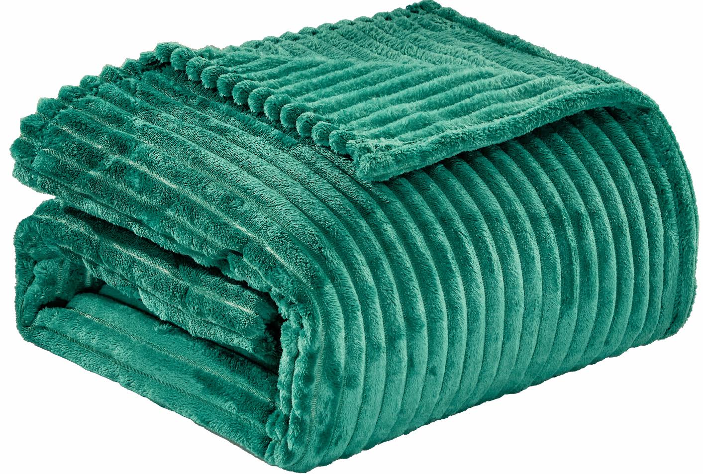 Striata Ribbed Corduroy Blanket – Ultra-Soft Plush Bed Blanket – Queen 90" x 90", King 108" x 90" – Multiple Colors - Best Buy Furniture