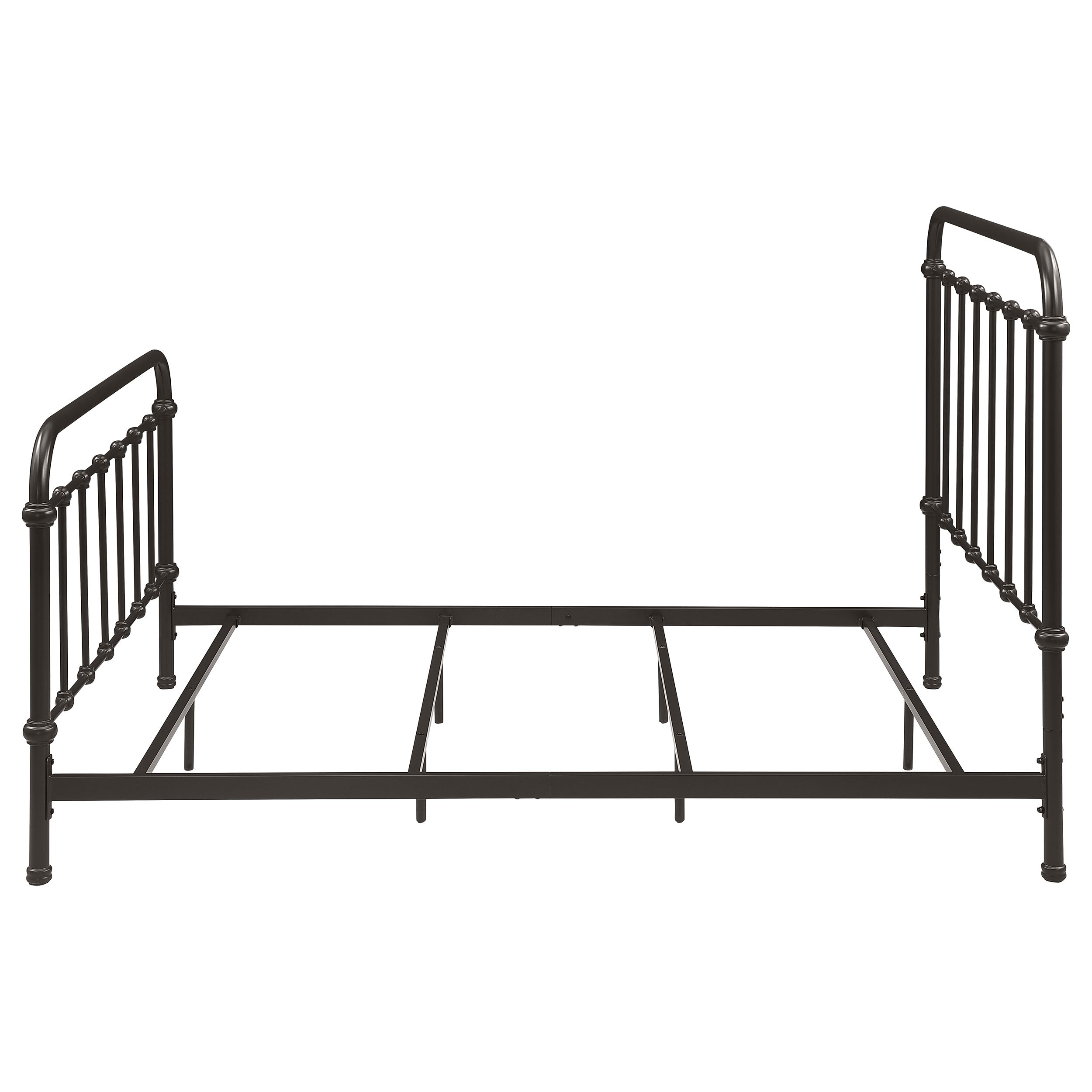 Livingston Metal Full Open Frame Bed Dark Bronze-CoasterEssence