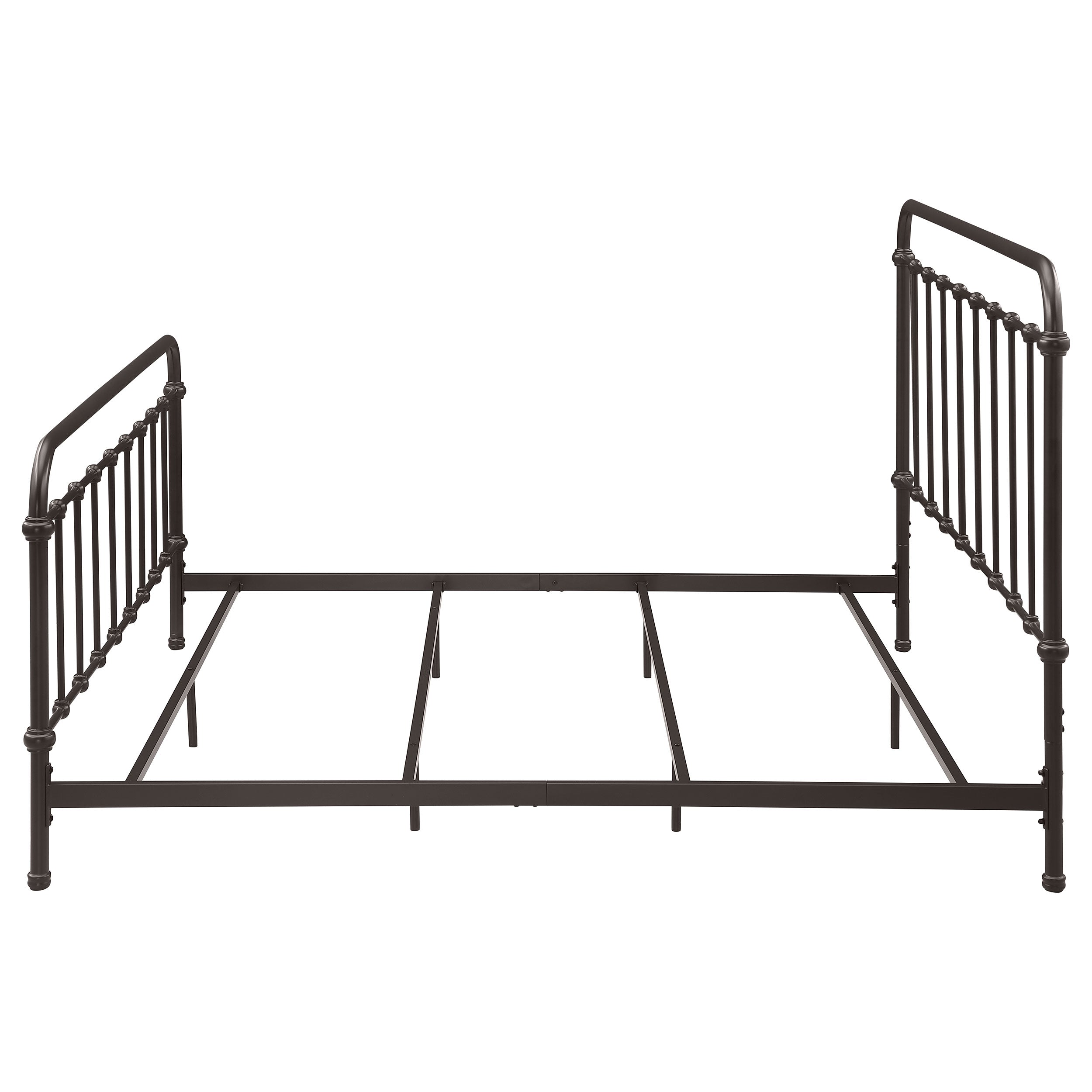 Livingston Metal Eastern King Open Frame Bed Dark Bronze-CoasterEssence