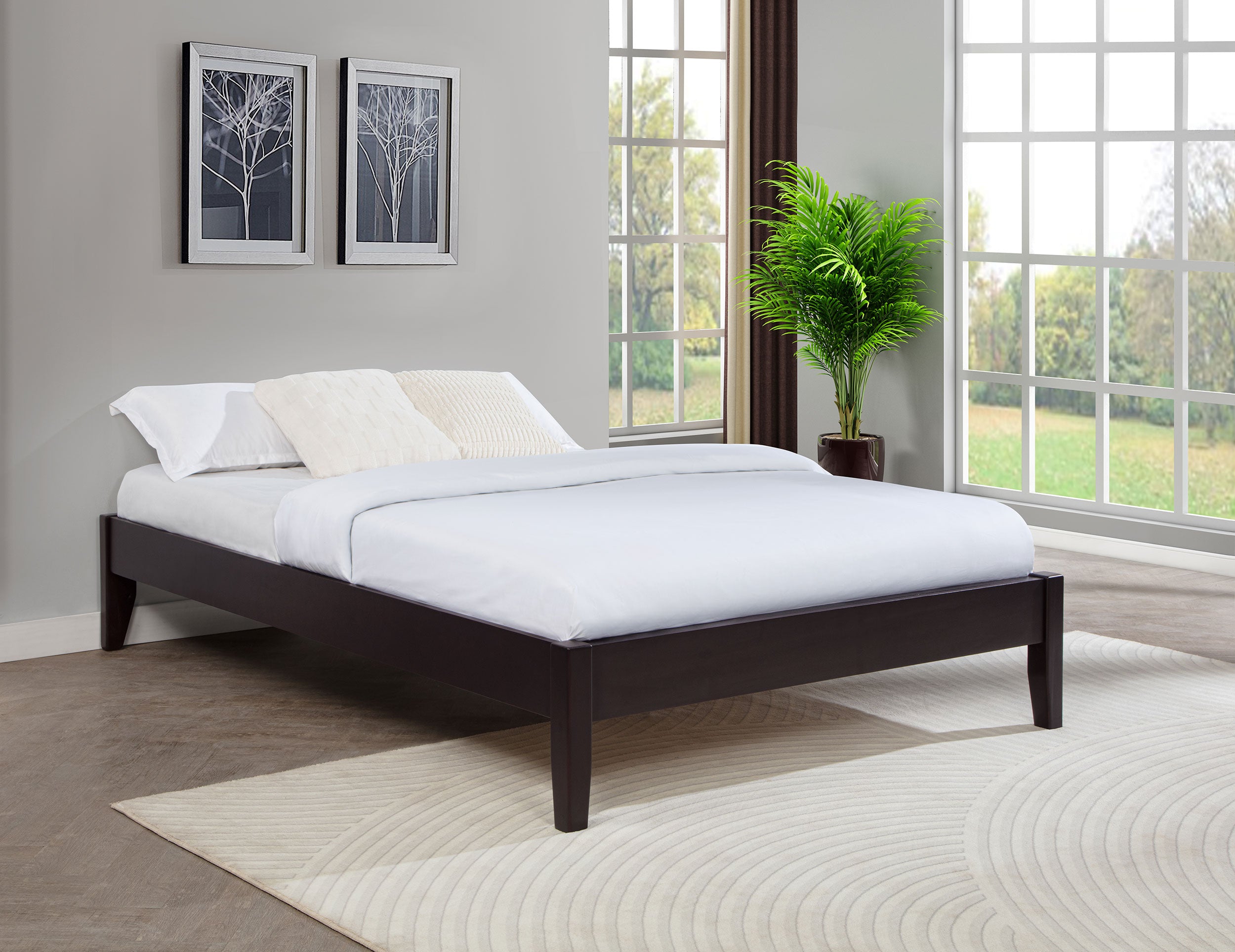 Hounslow Full Universal Platform Bed Cappuccino-CoasterEssence