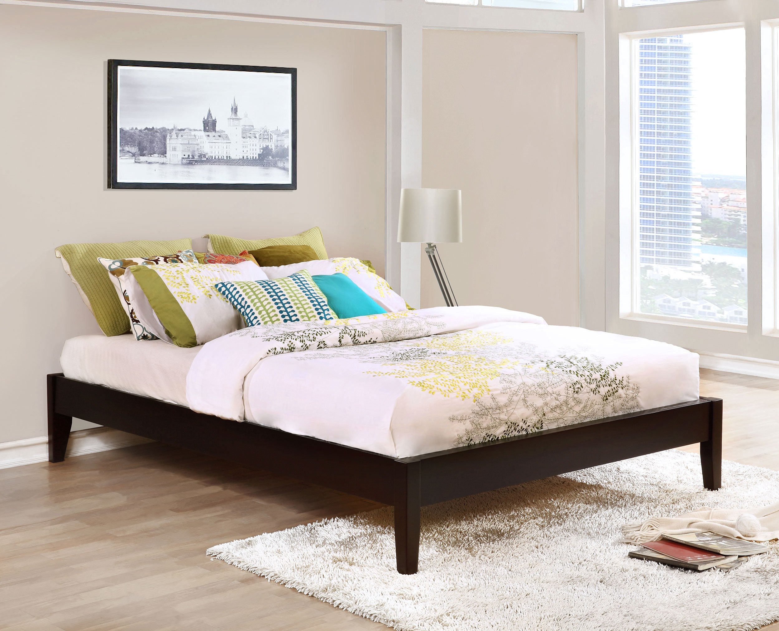 Hounslow Queen Universal Platform Bed Cappuccino-CoasterEssence