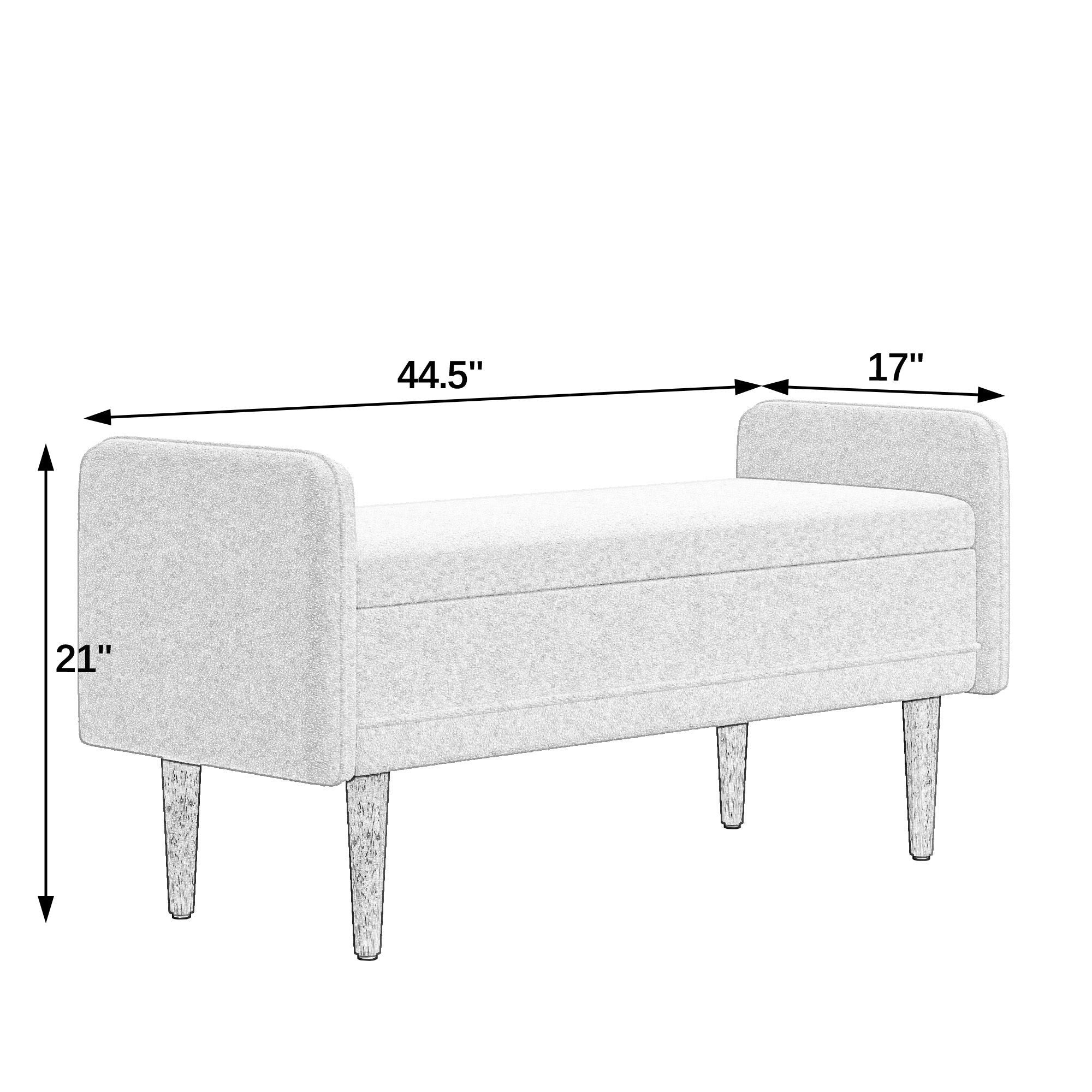 Teddy Storage Stool With Storage Space For Apartments