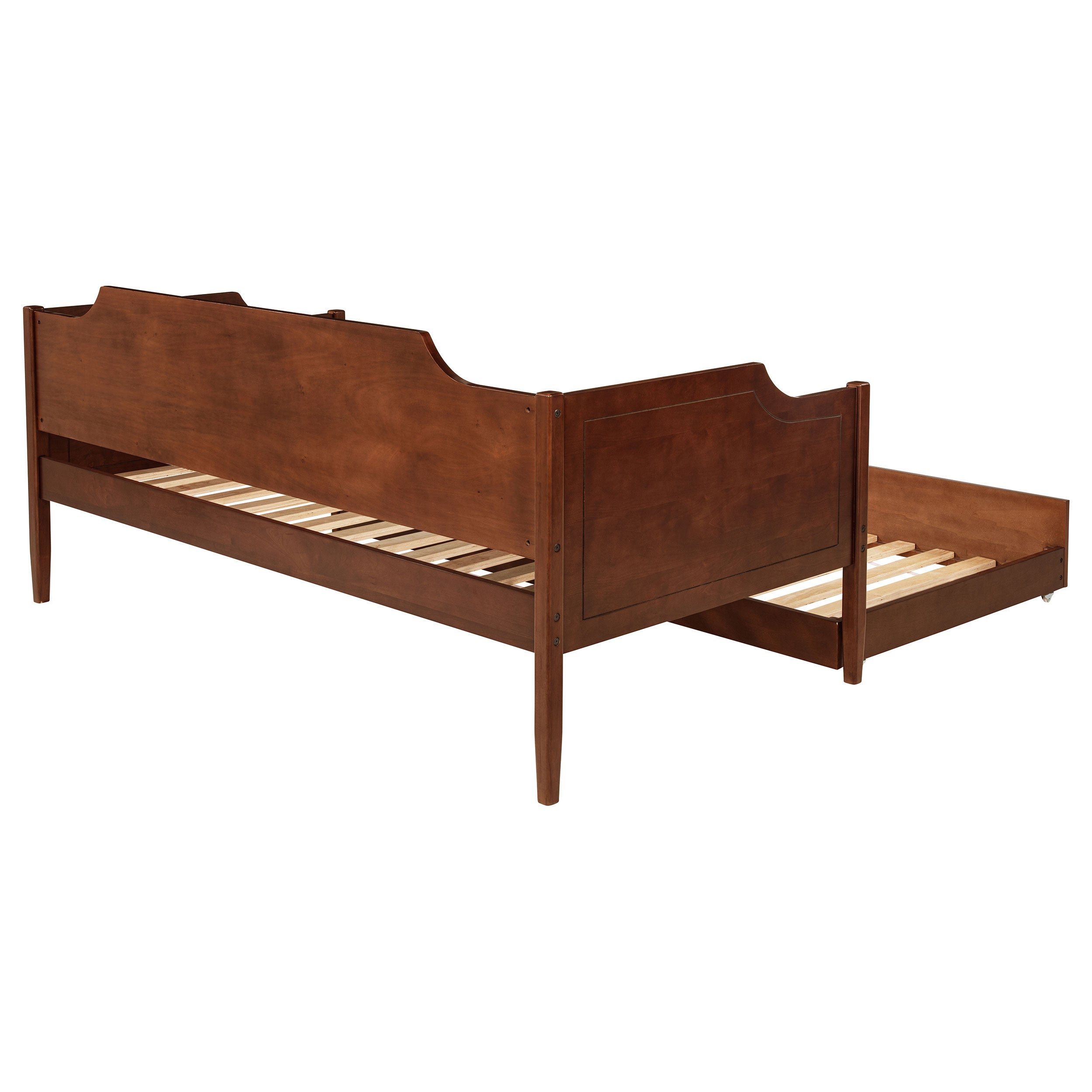 Redding Wood Twin Daybed With Trundle Cherry-
