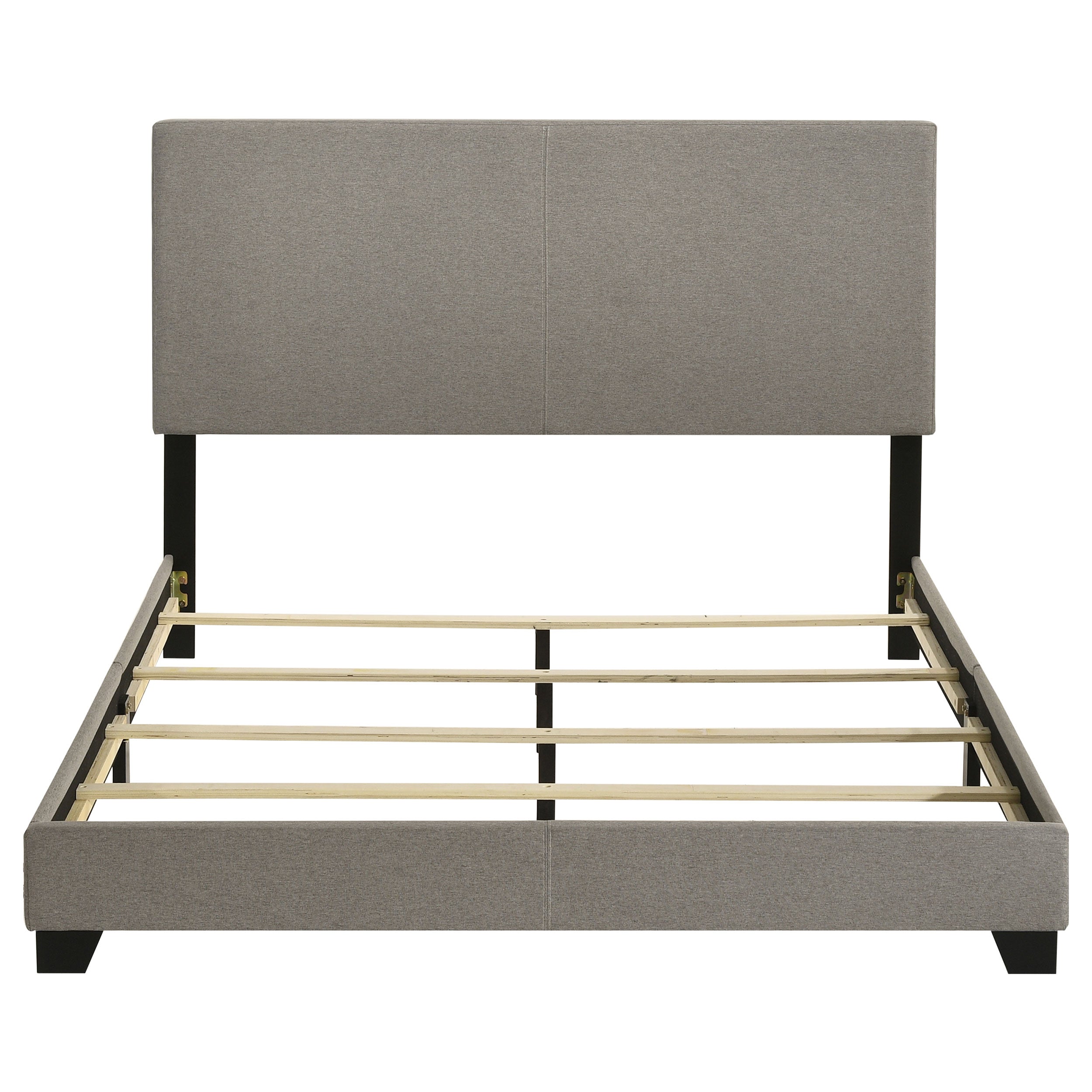 Dorian Fabric Upholstered Queen Panel Bed Taupe-