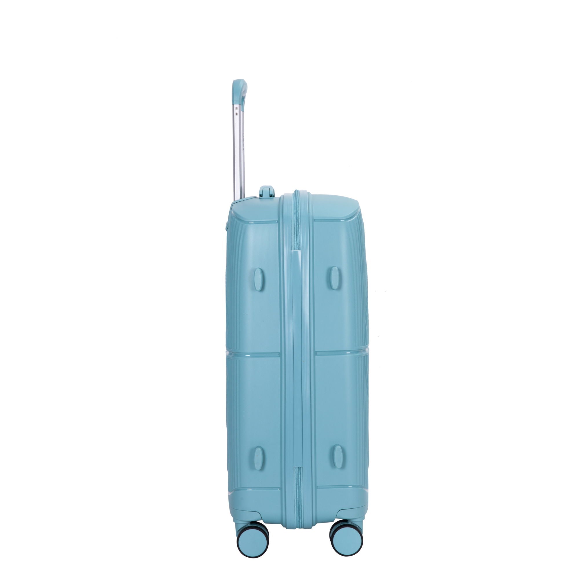 Hardshell Suitcase Double Spinner Wheels Pp Luggage Sets Lightweight Durable Suitcase With Tsa Lock, 3 Piece Set (20/24/28) - Dark Blue