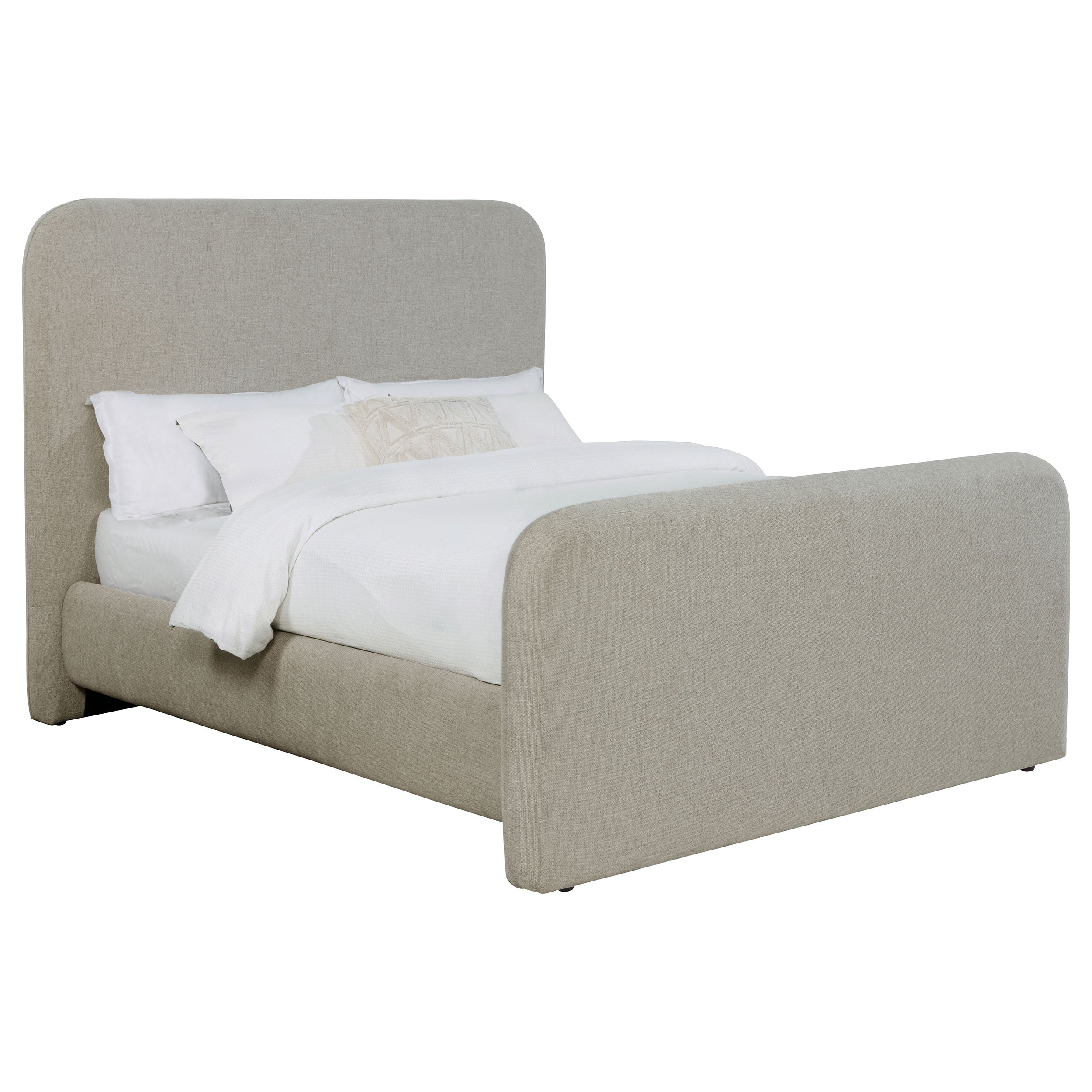 Wren Upholstered Queen Panel Bed Grey-