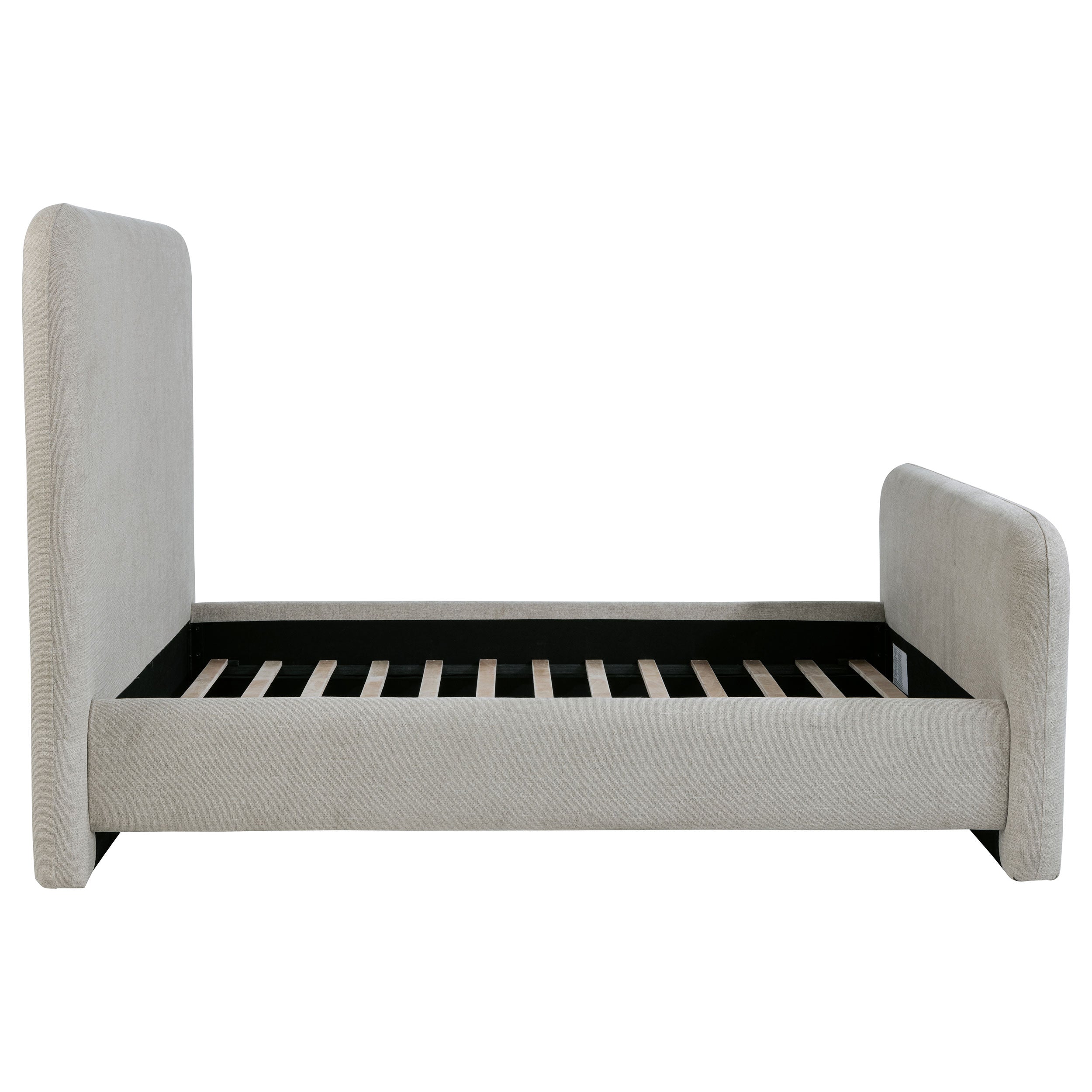 Wren Upholstered Queen Panel Bed Grey-