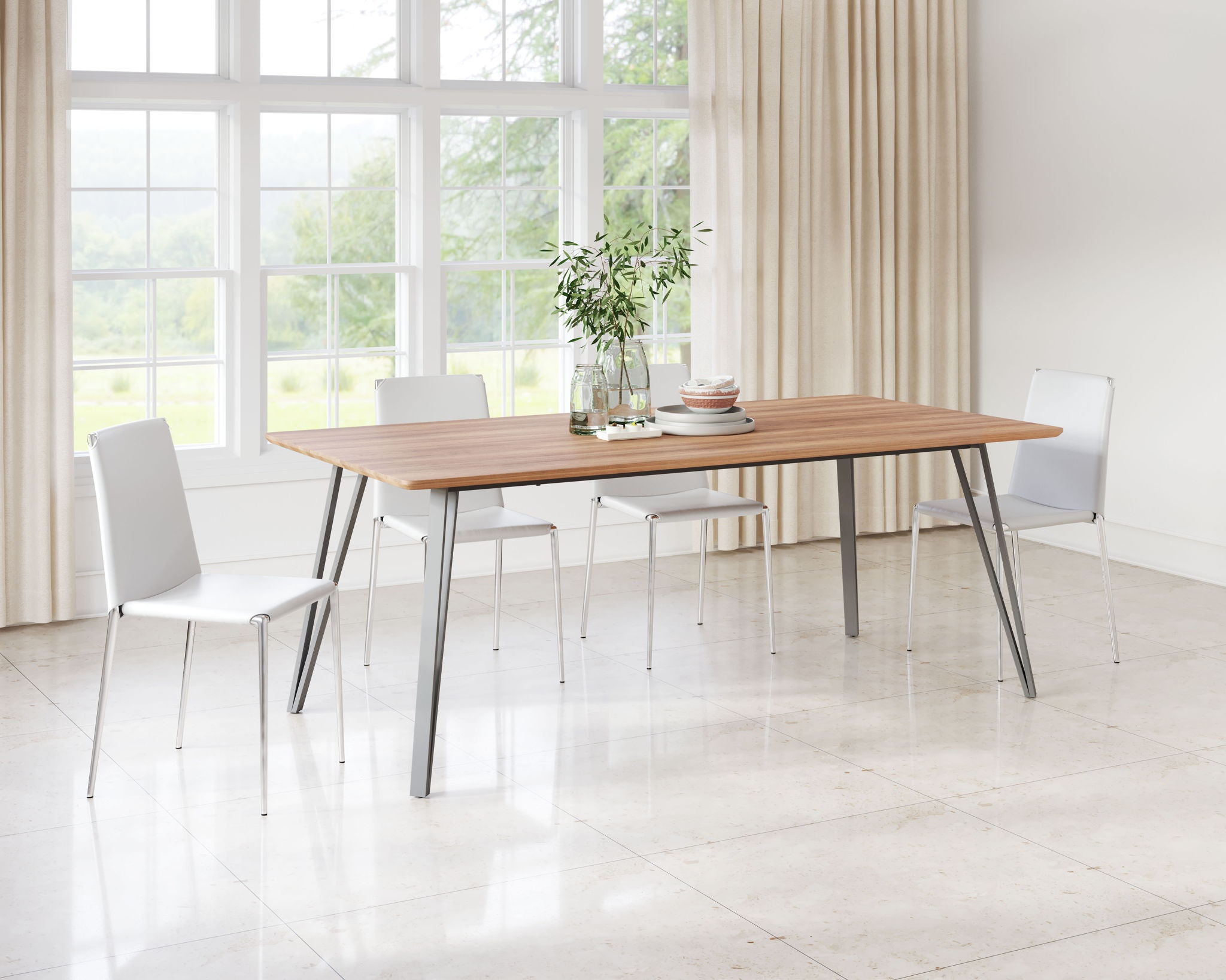 Perpignan - Dining Table - Brown