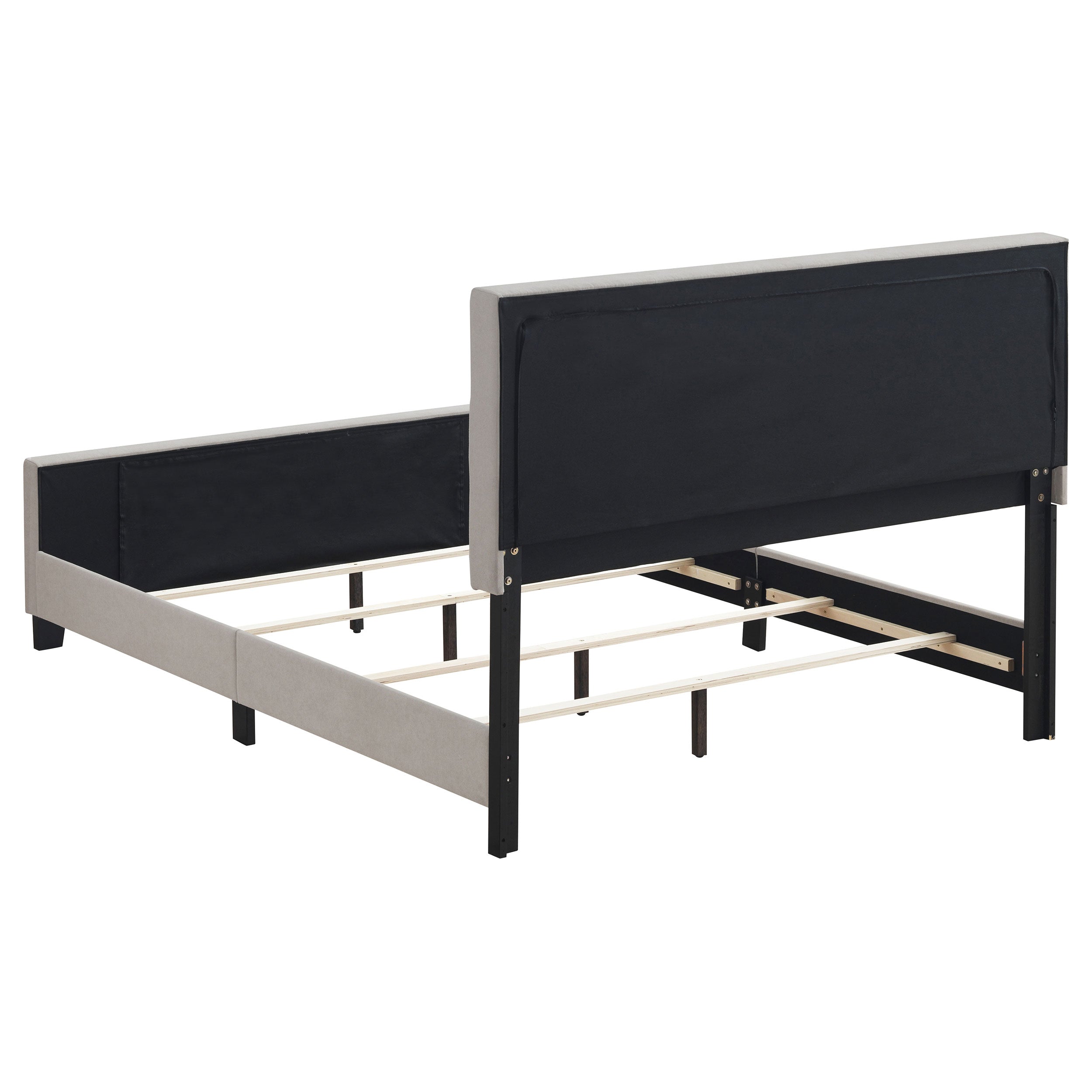 Fairfield Upholstered Queen Panel Bed Beige-CoasterEssence