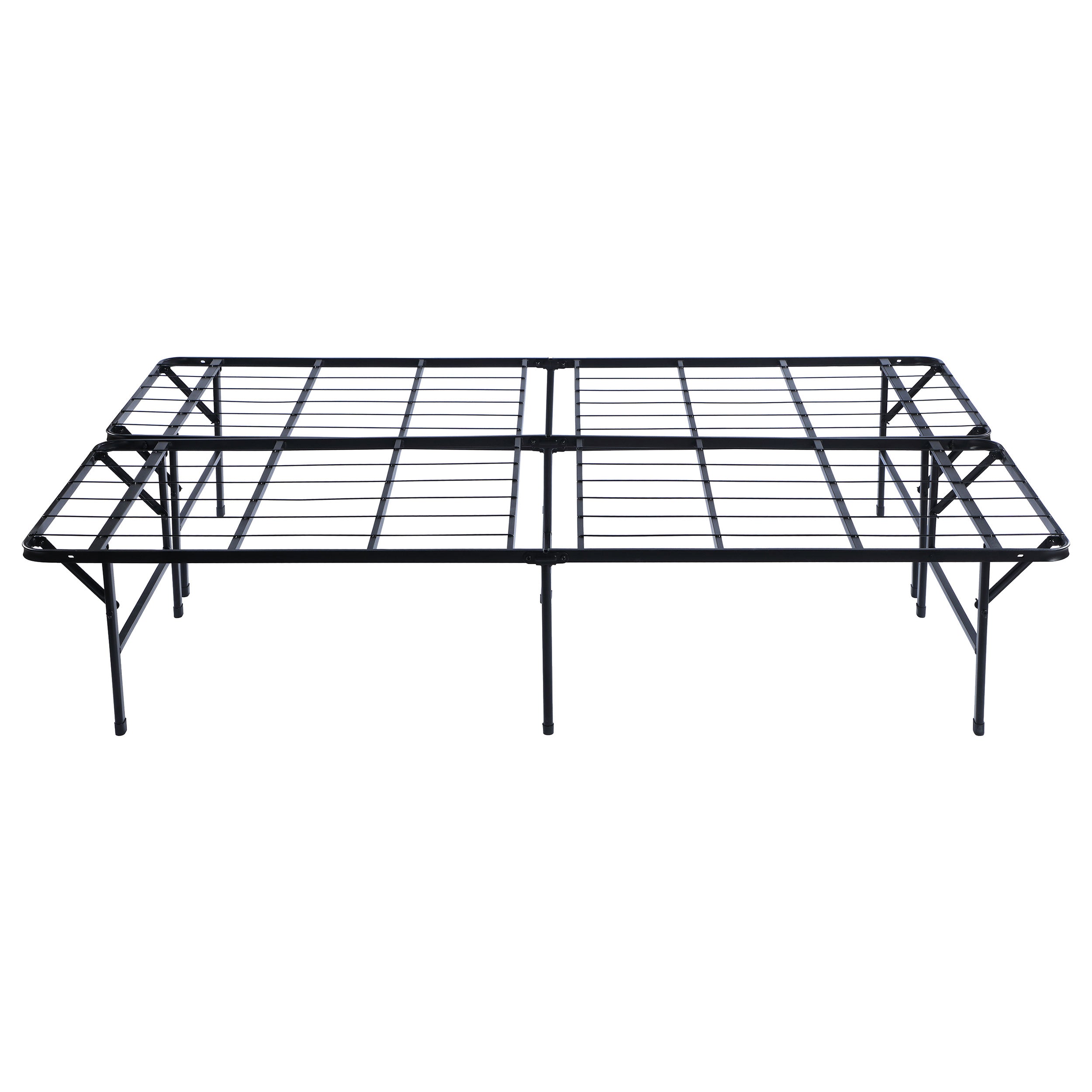 Mabel Metal Queen Mattress Support Platform Bed Black-CoasterEveryday