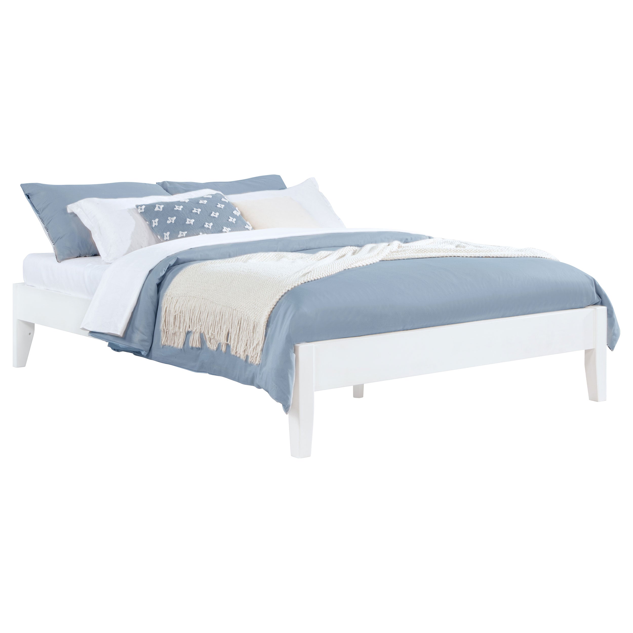 Hounslow Full Universal Platform Bed White-CoasterEveryday