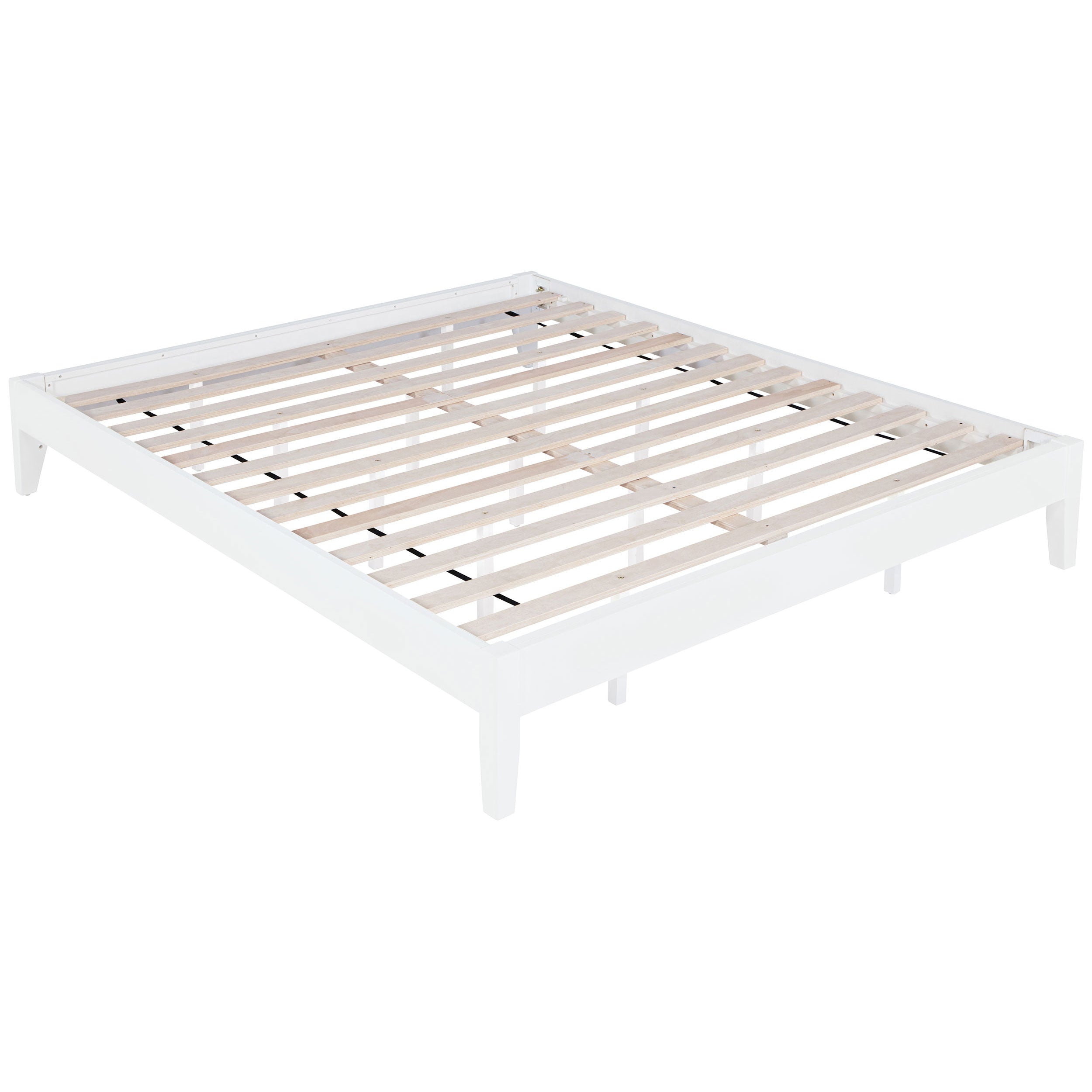 Hounslow Eastern King Universal Platform Bed White-CoasterEveryday