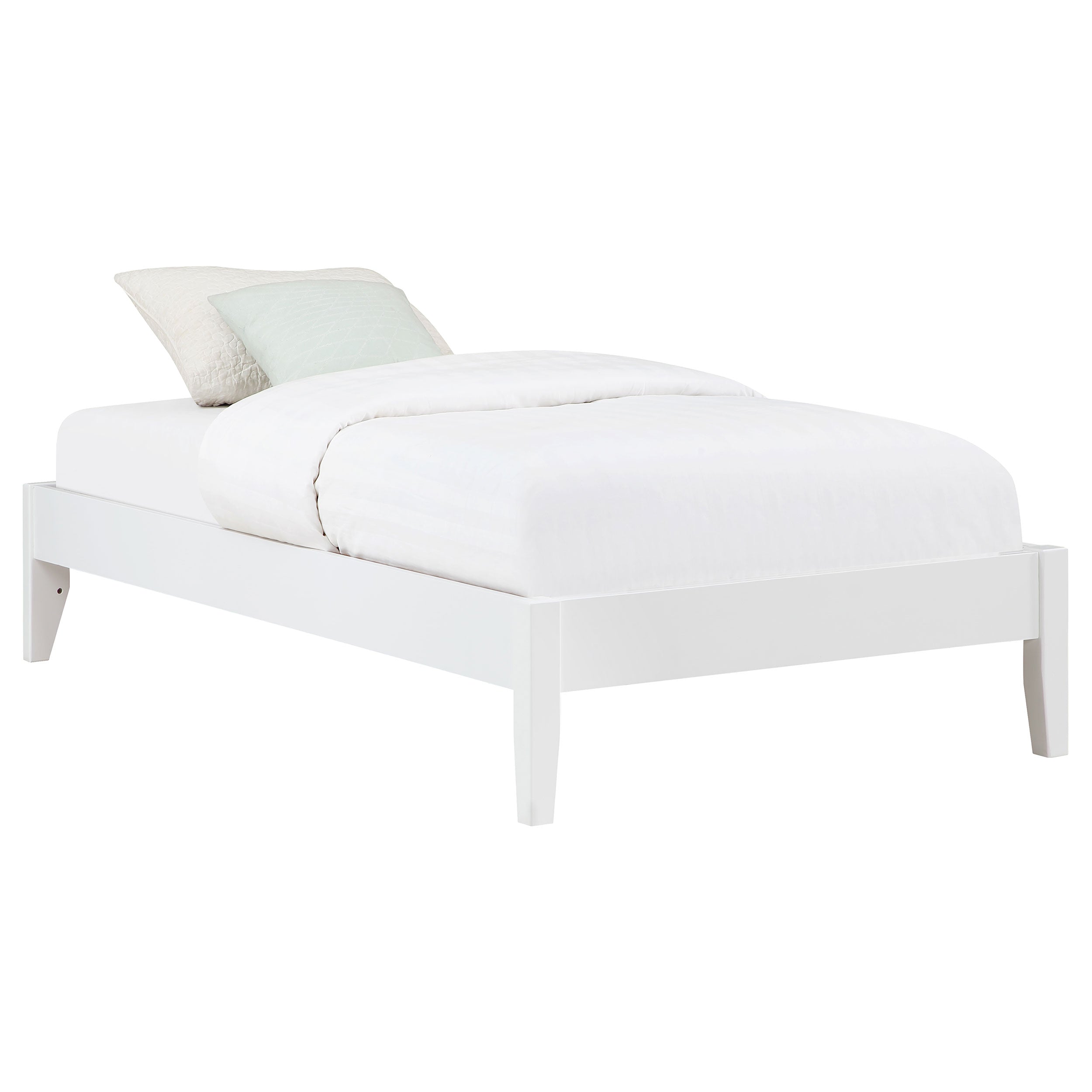 Hounslow Twin Universal Platform Bed White-CoasterEveryday