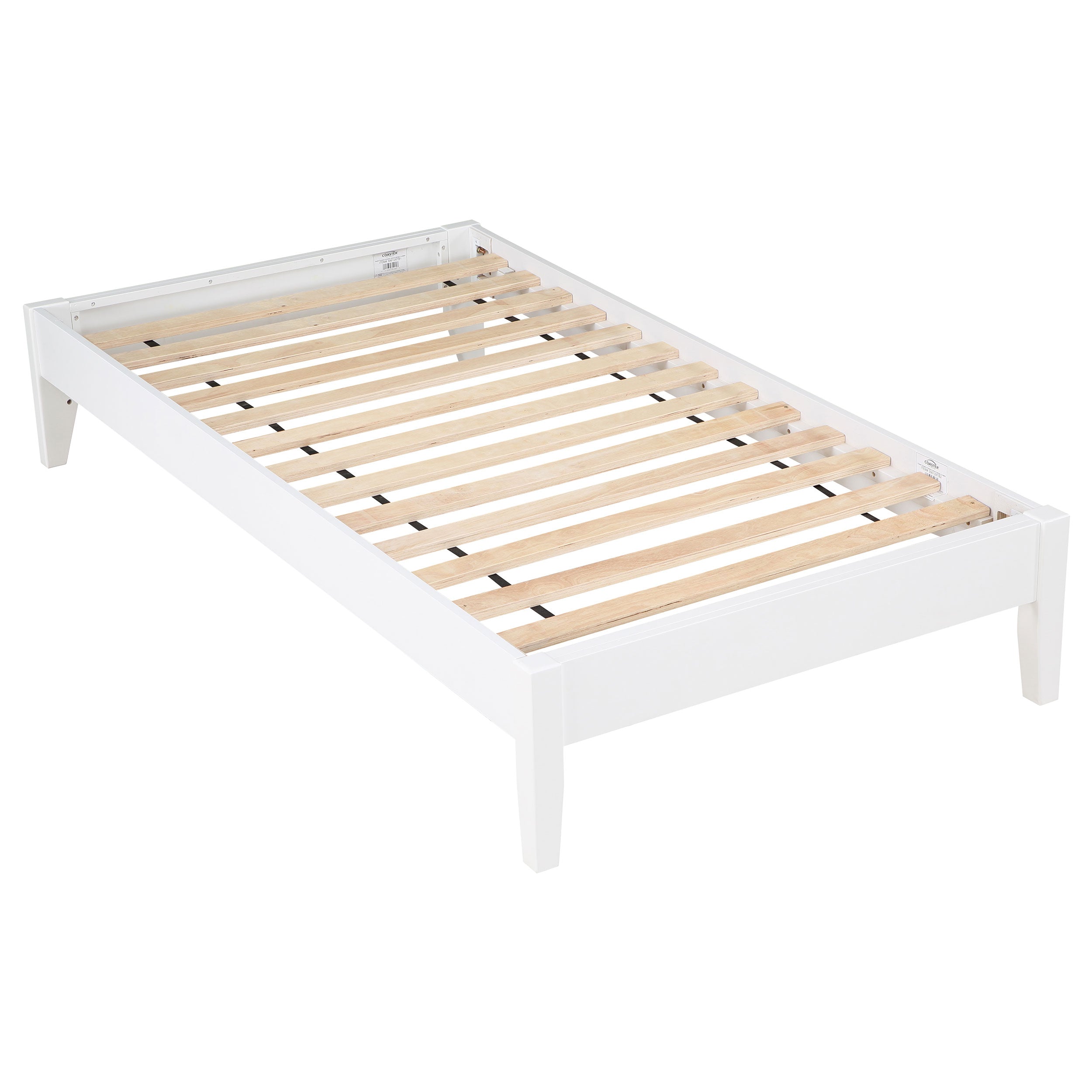 Hounslow Twin Universal Platform Bed White-CoasterEveryday