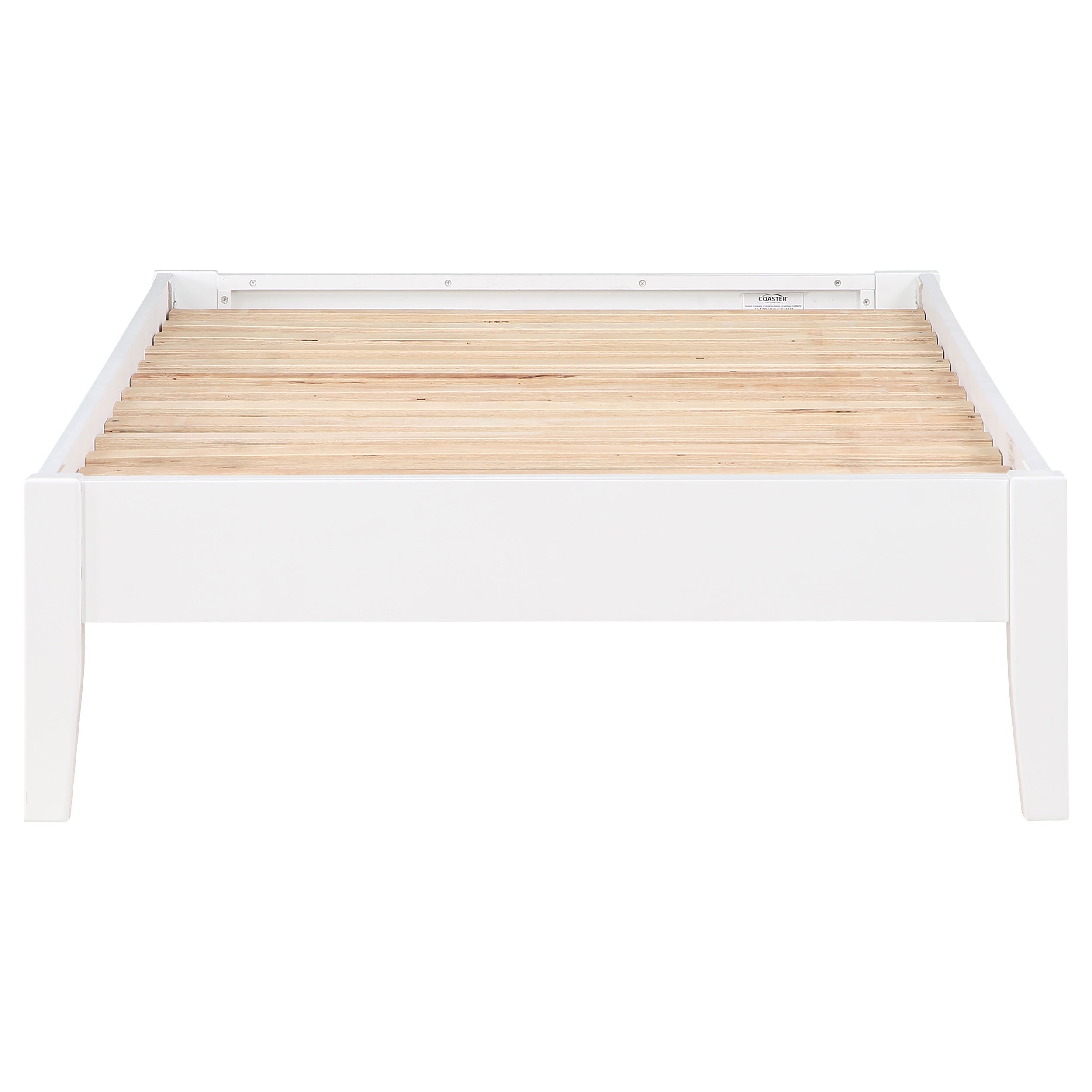 Hounslow Twin Universal Platform Bed White-CoasterEveryday