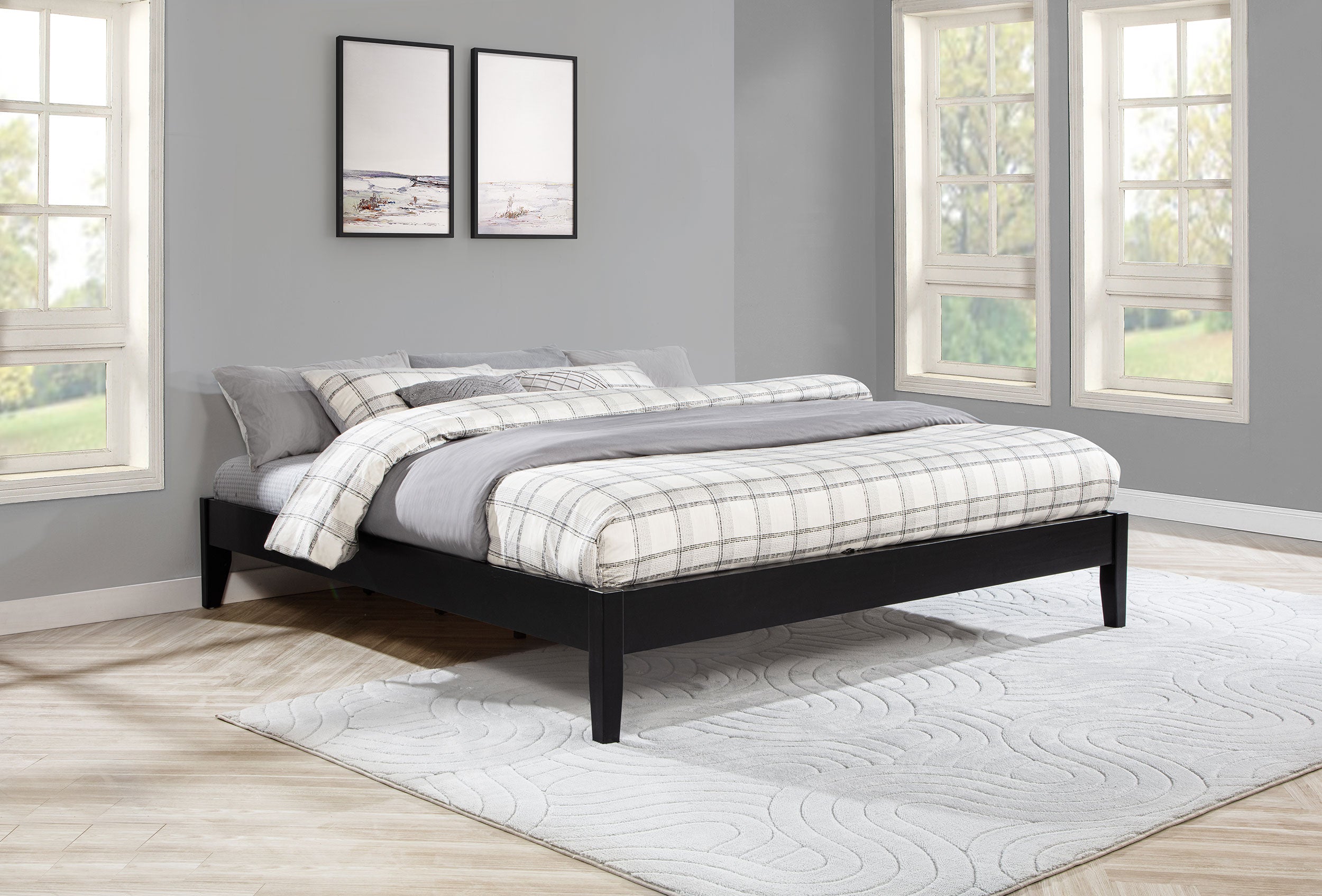 Hounslow California King Universal Platform Bed Black-CoasterEveryday