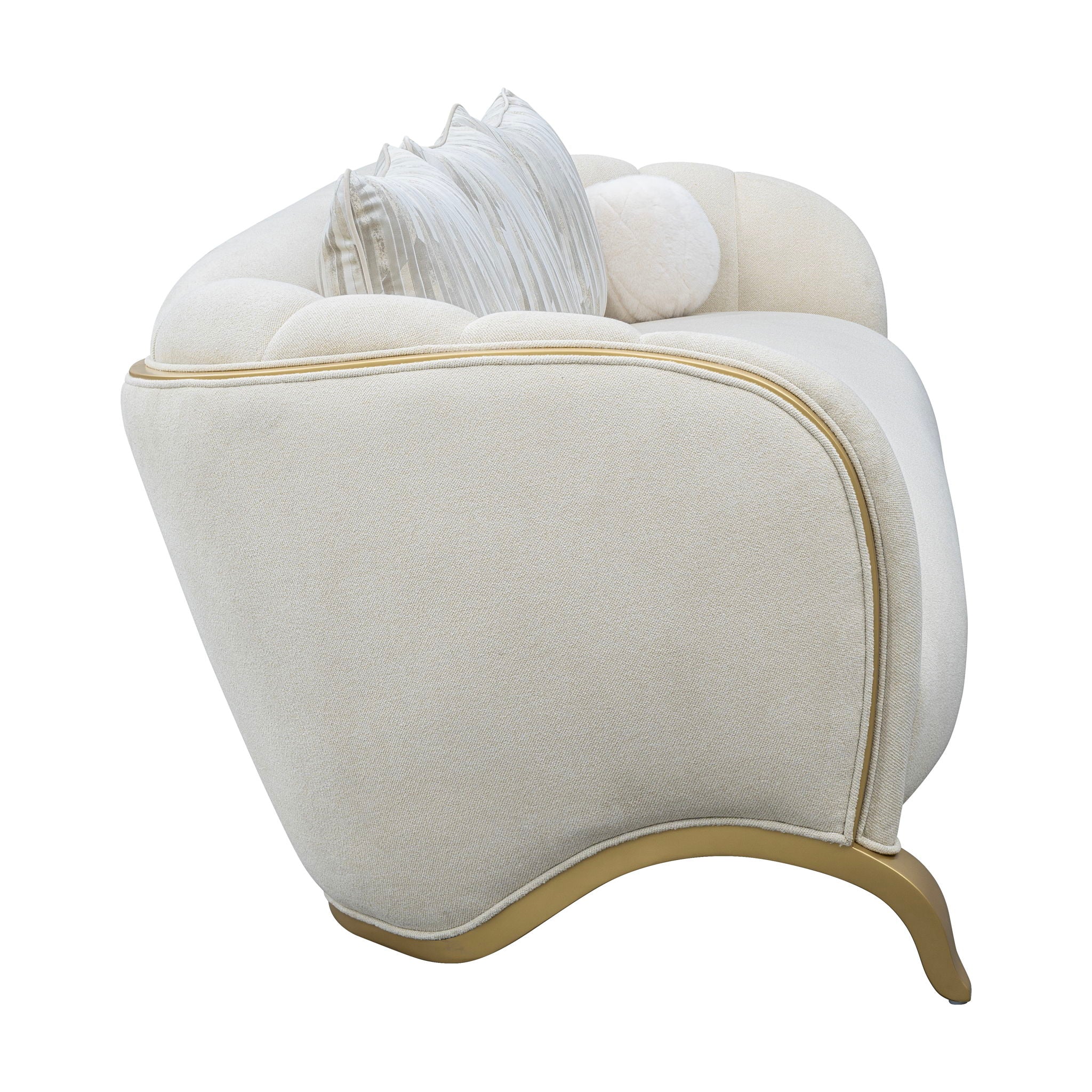 Scotts Square - Sofa - Cornsilk / Light Champagne