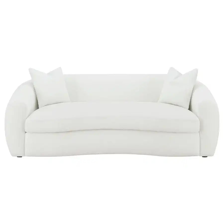 Isabella - Faux Sheepskin Upholstered Sofa Set