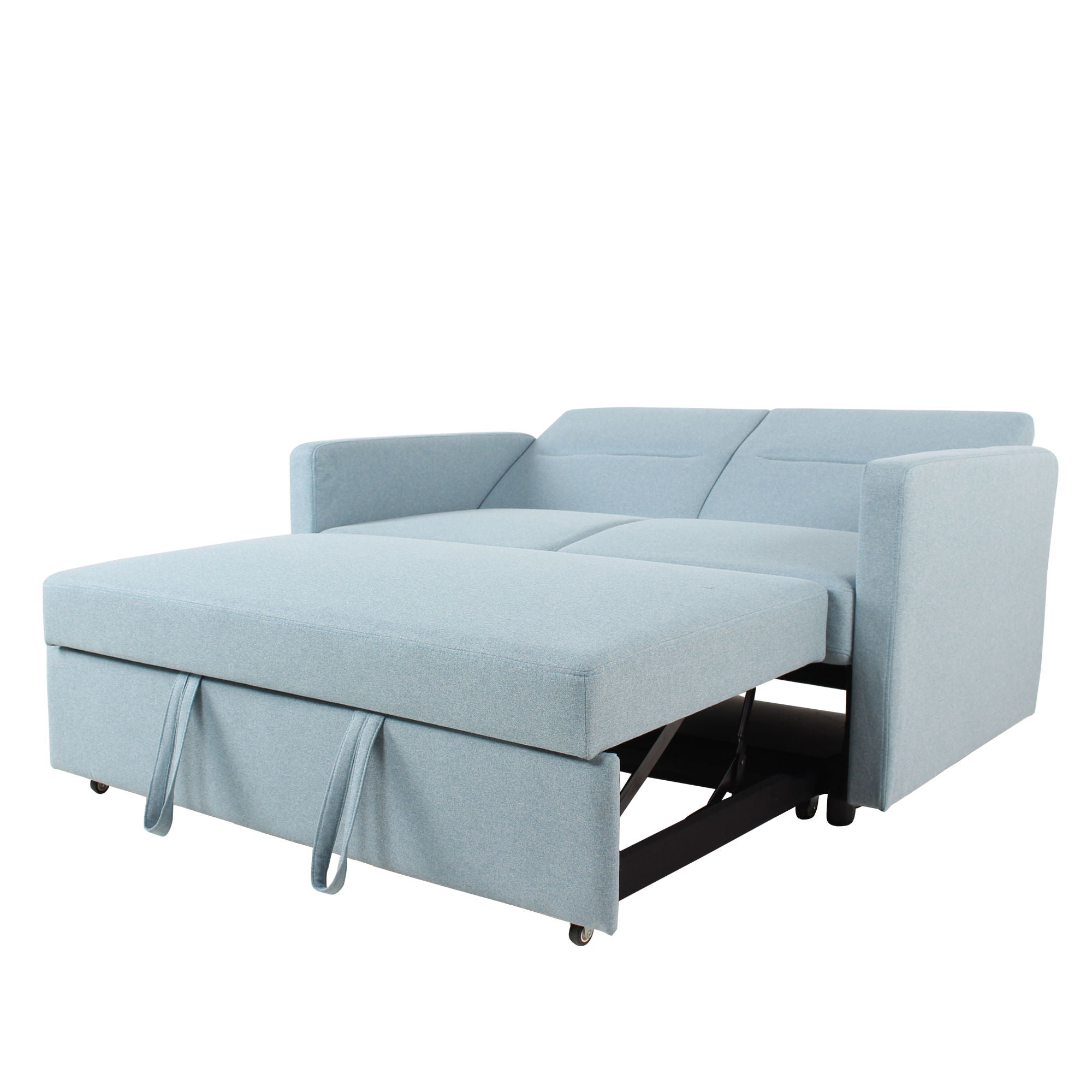 Sleeper Pull Out Loveseat Couch With Adjustable Backrest