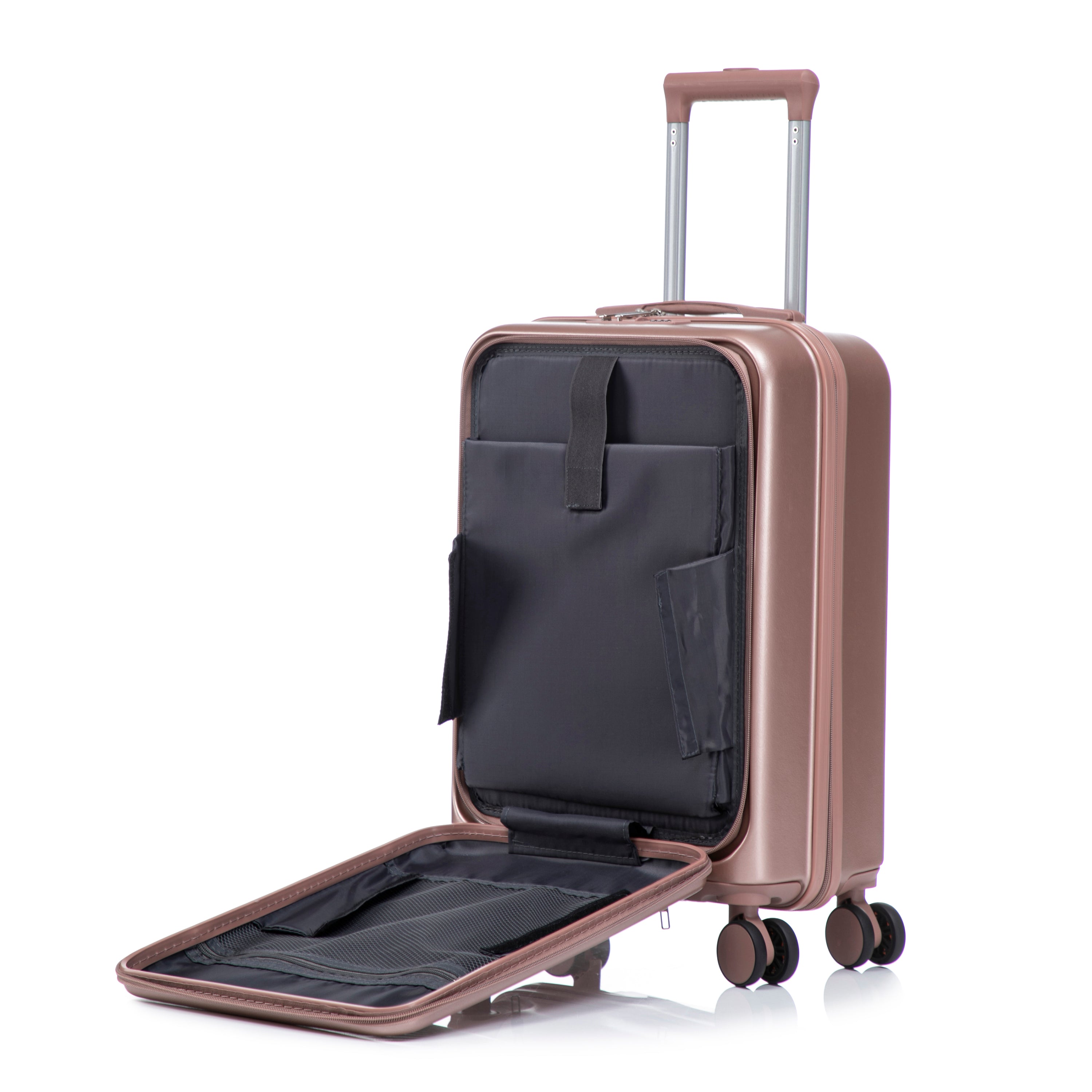 14'/20' 2-Piece ABS Spinner Wheel Luggage Set