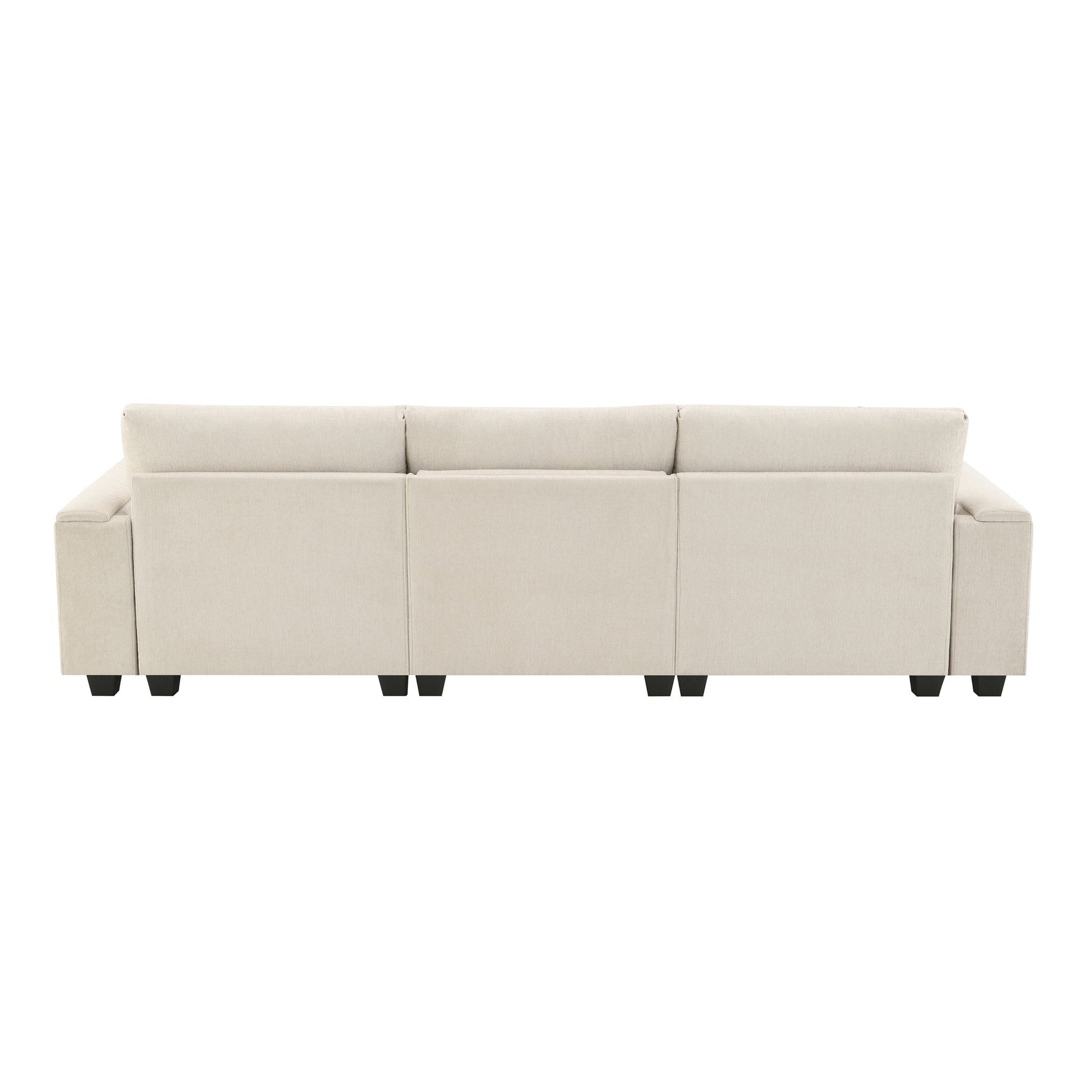 Sectional With Bluetooth Speaker Comfy Cloud Couch Set With Drop Down Table Cup Holders, USB Charger Storage Armrest Wide Seat Sofa - Best Buy Furniture