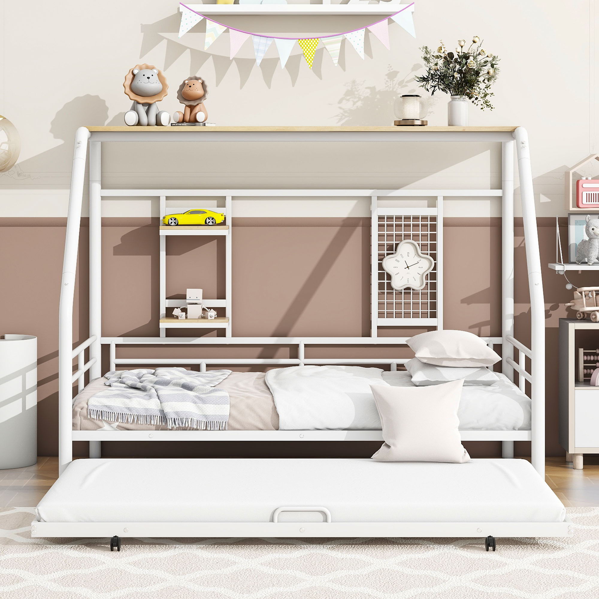 Playhouse Design Bed With Trundle