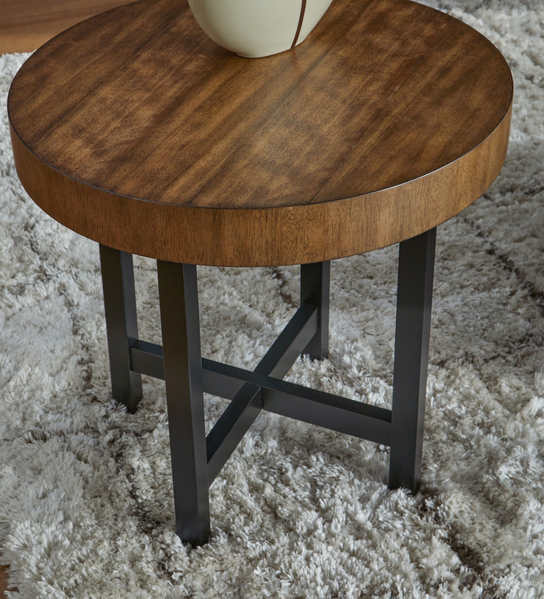 Steenlage - Occasional Table Set (Set of 2) - Brown / Black