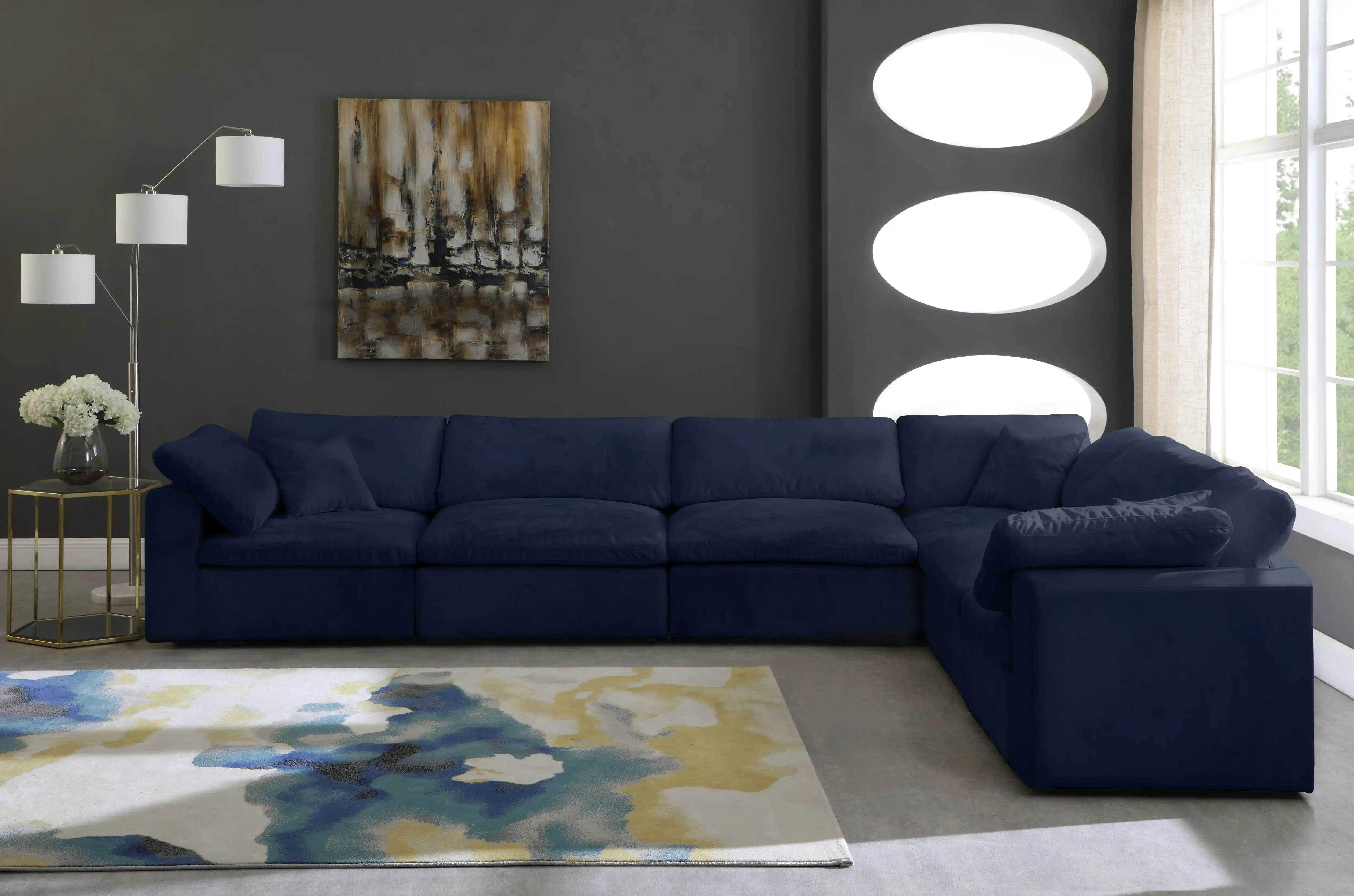 Cozy - 6 Piece Modular Corner Sectional