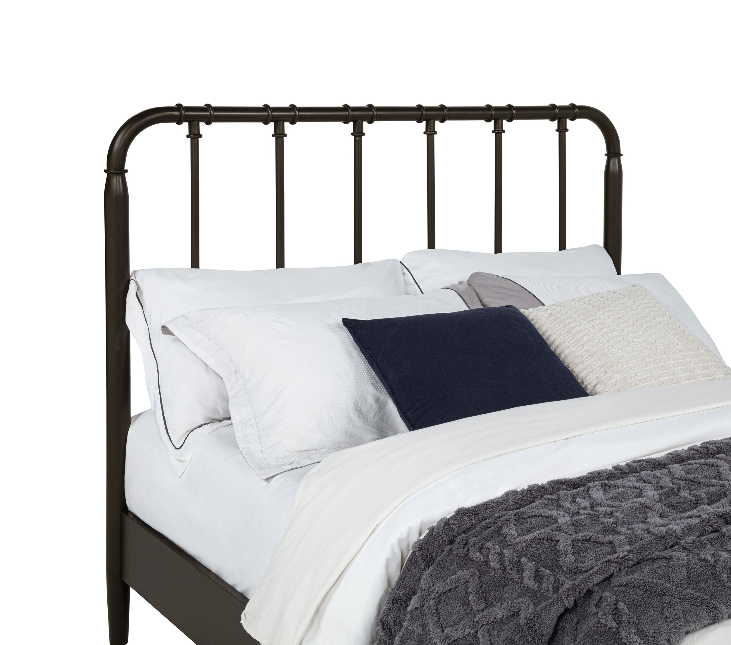 Rocco All Wood Water Pipe Open Frame Full Bed Dark Bronze-