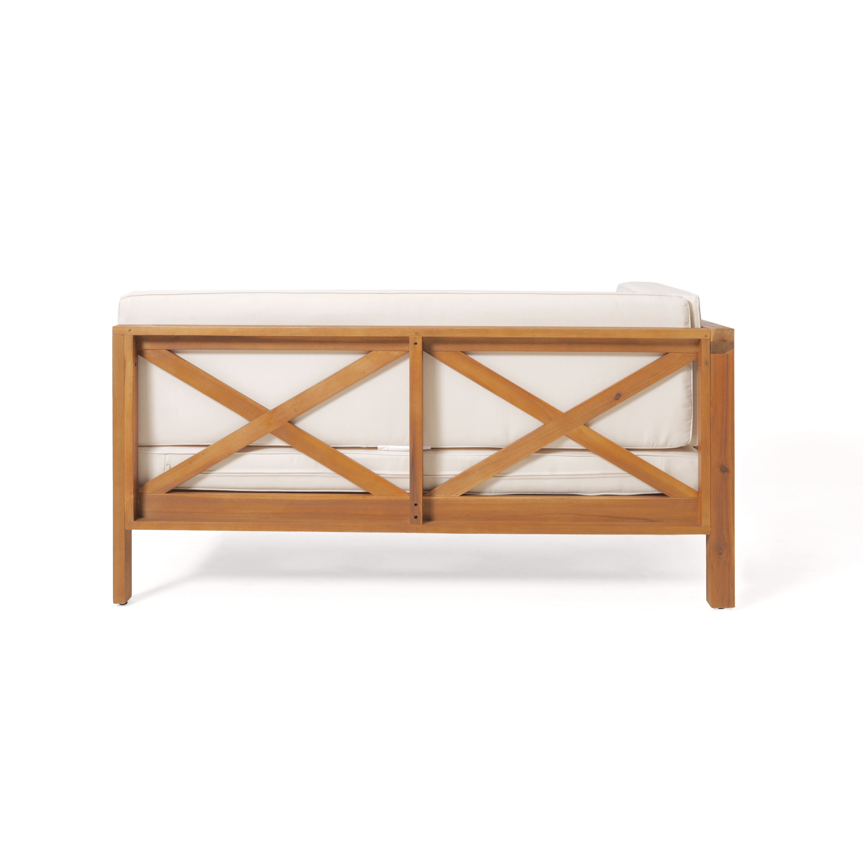 Brava X-Back 4-Piece Sofa Set Beige