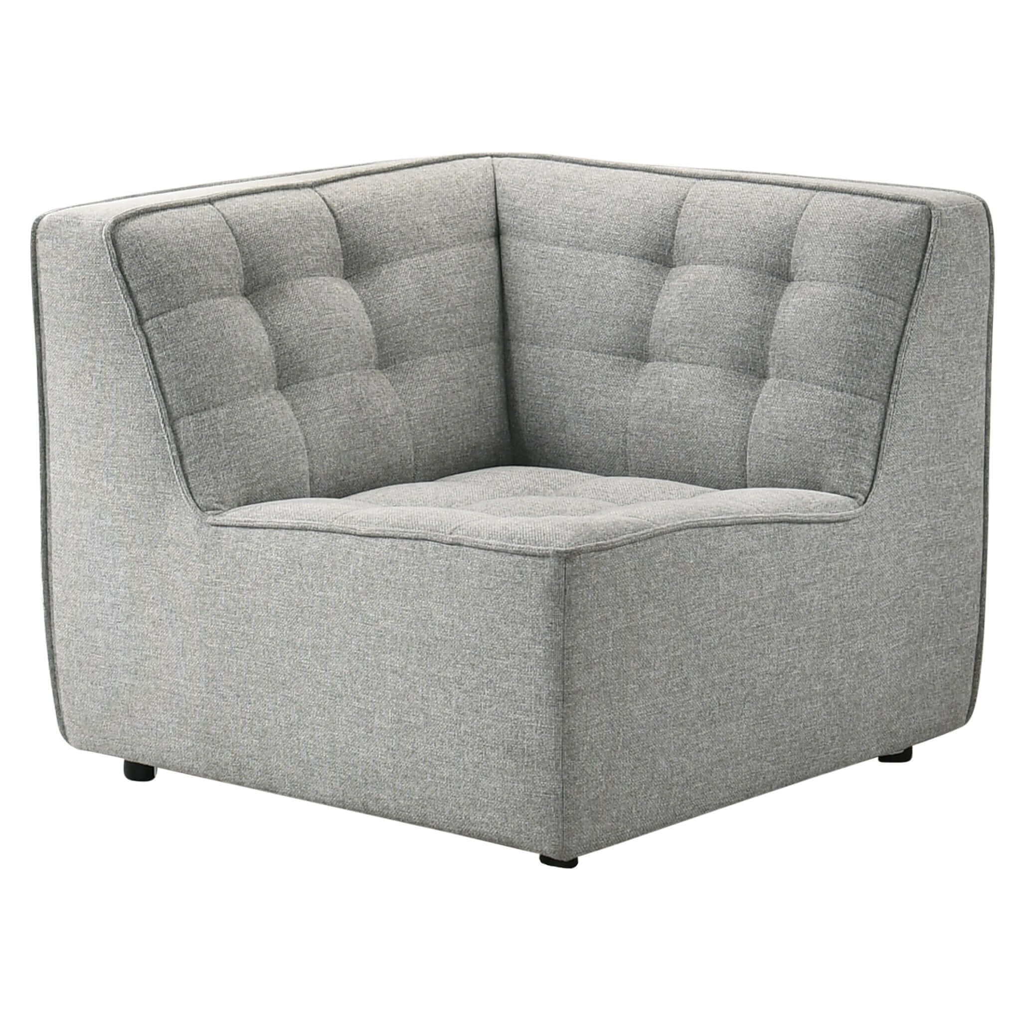 Selen - Corner Sectional Sofa - Light Gray