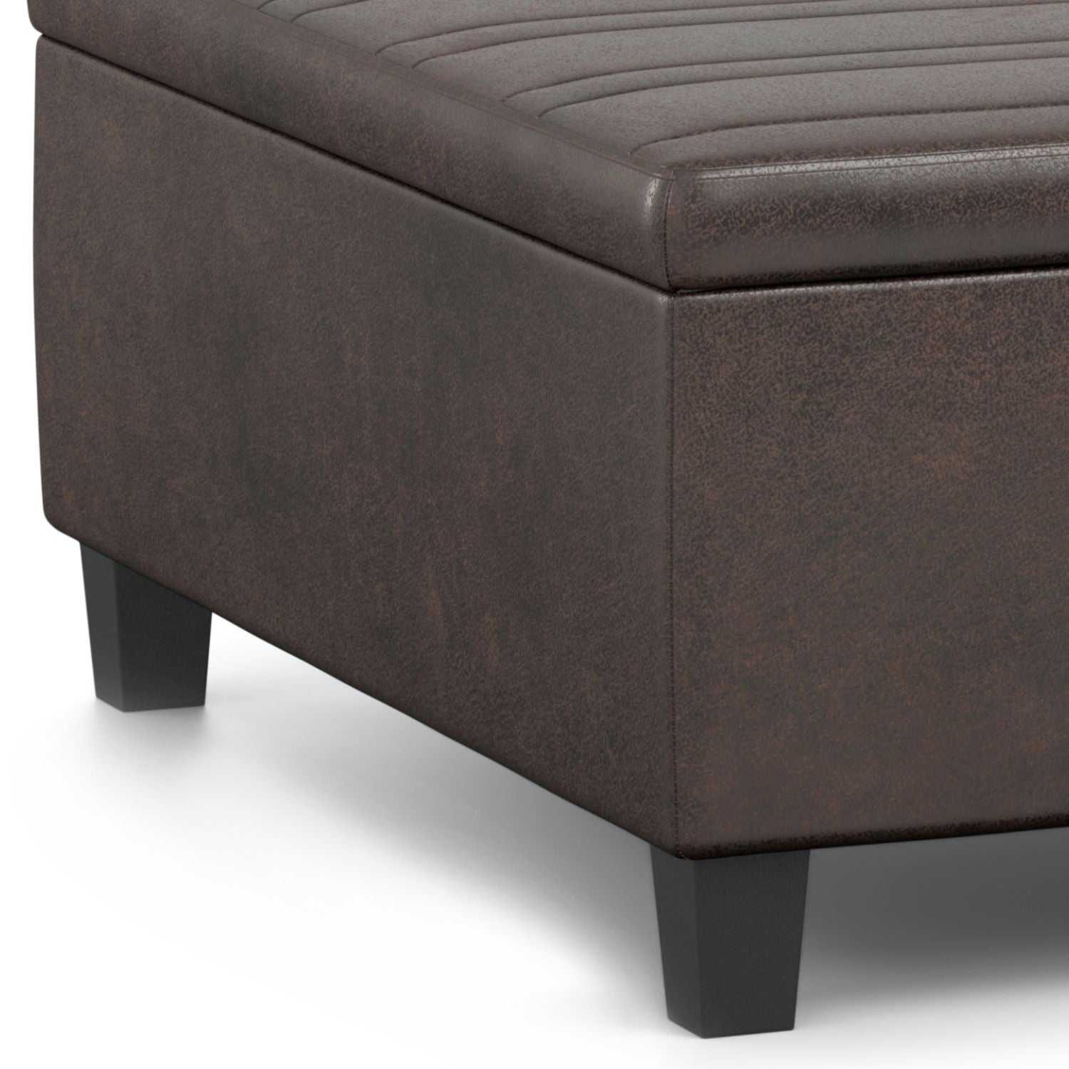 Ellis - Upholstered Coffee Table Storage Ottoman - Best Buy Furniture