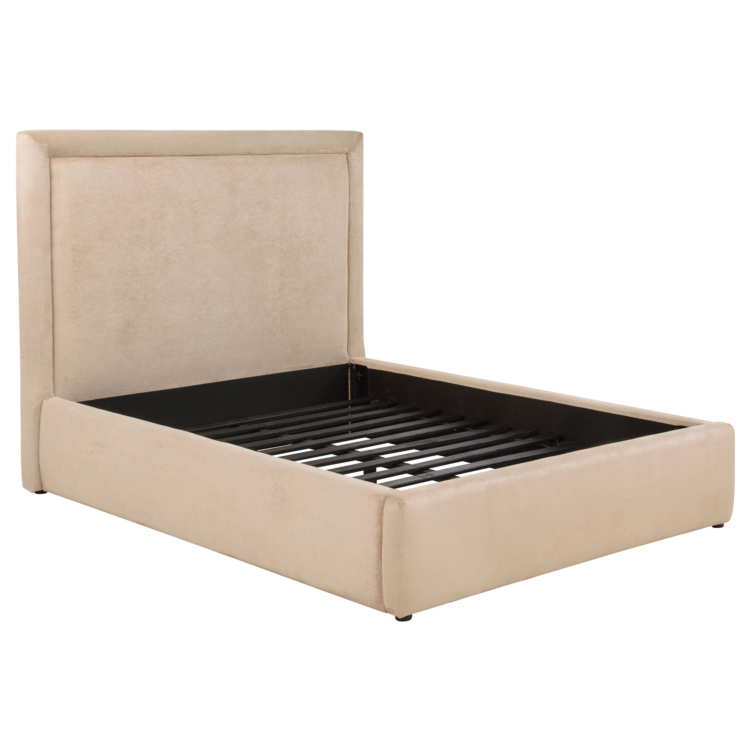 Lawson 54-inch Upholstered Full Platform Bed Light Saddle-