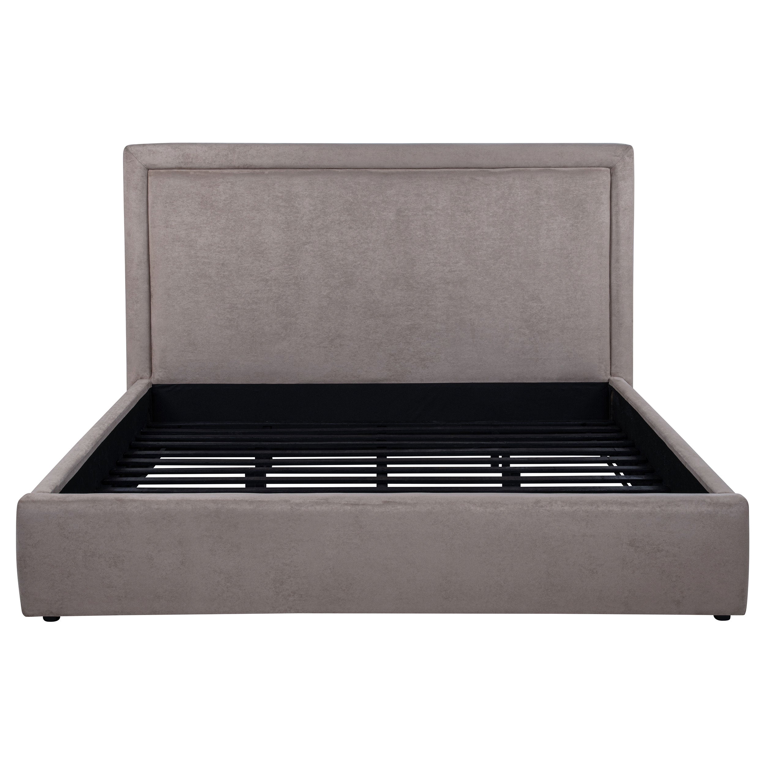 Lawson 54-inch Upholstered Eastern King Platform Bed Mushroom-