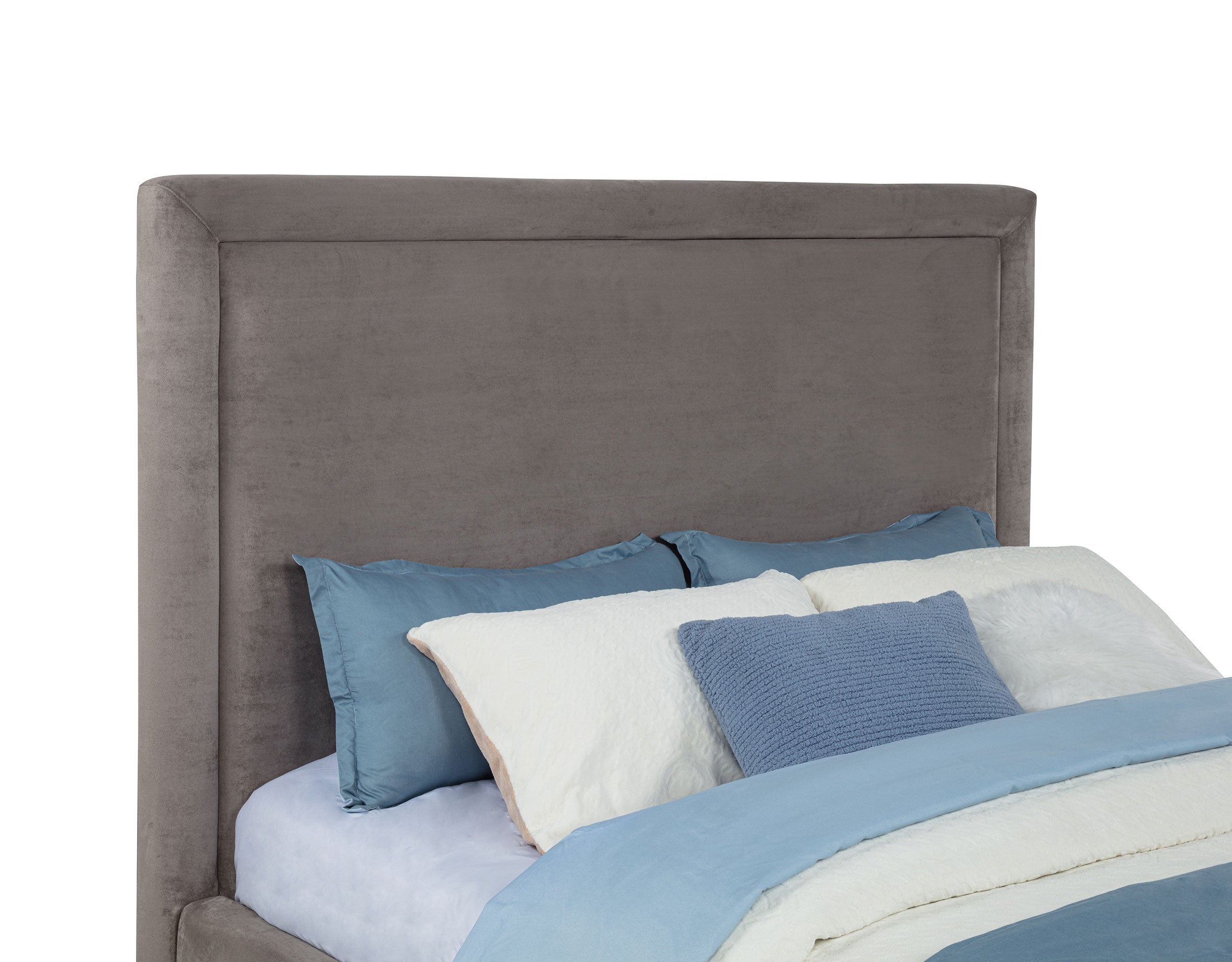 Lawson 54-inch Upholstered Queen Platform Bed Mushroom-