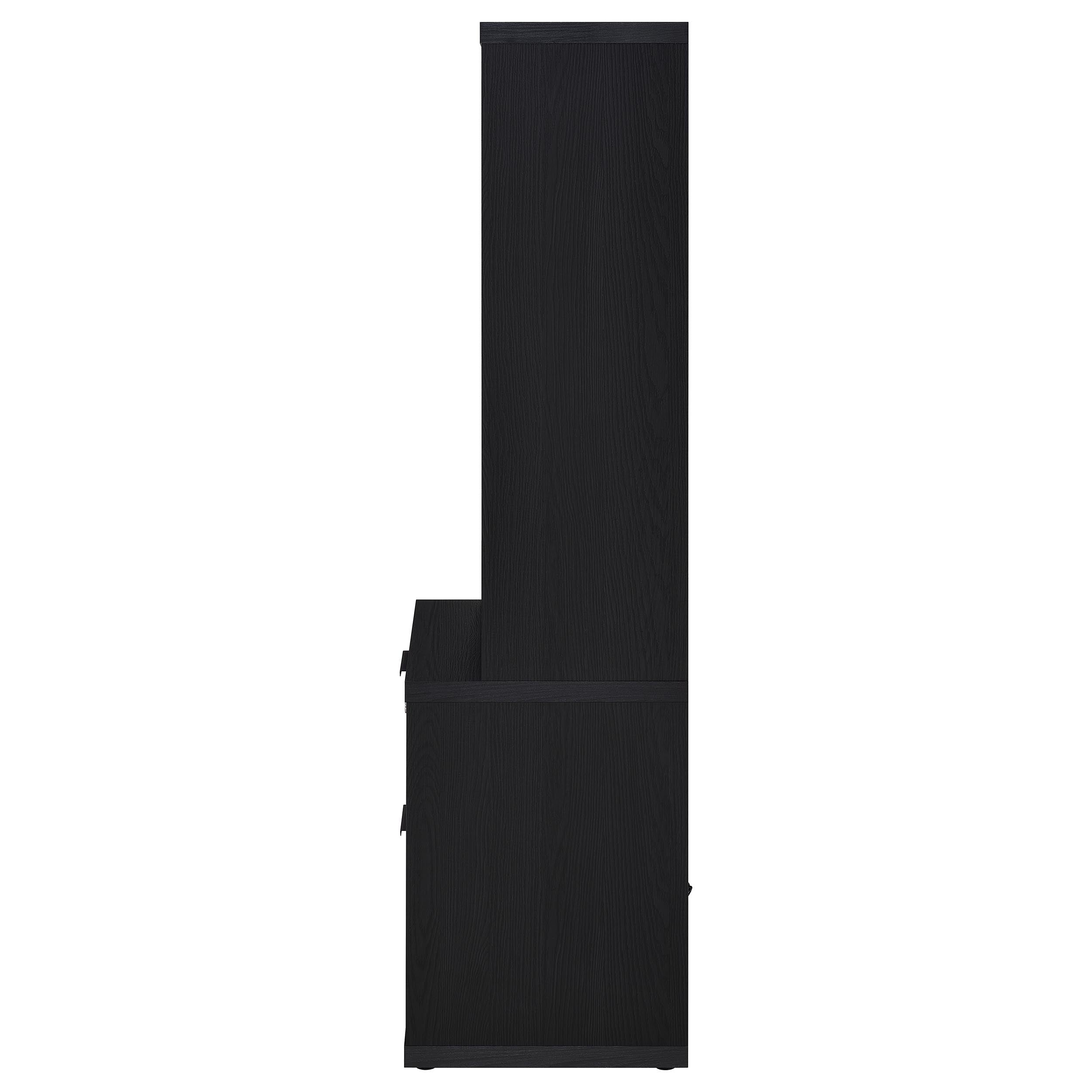 Westpark 3-piece Queen Bedroom Set Bookcase Headboard Black-