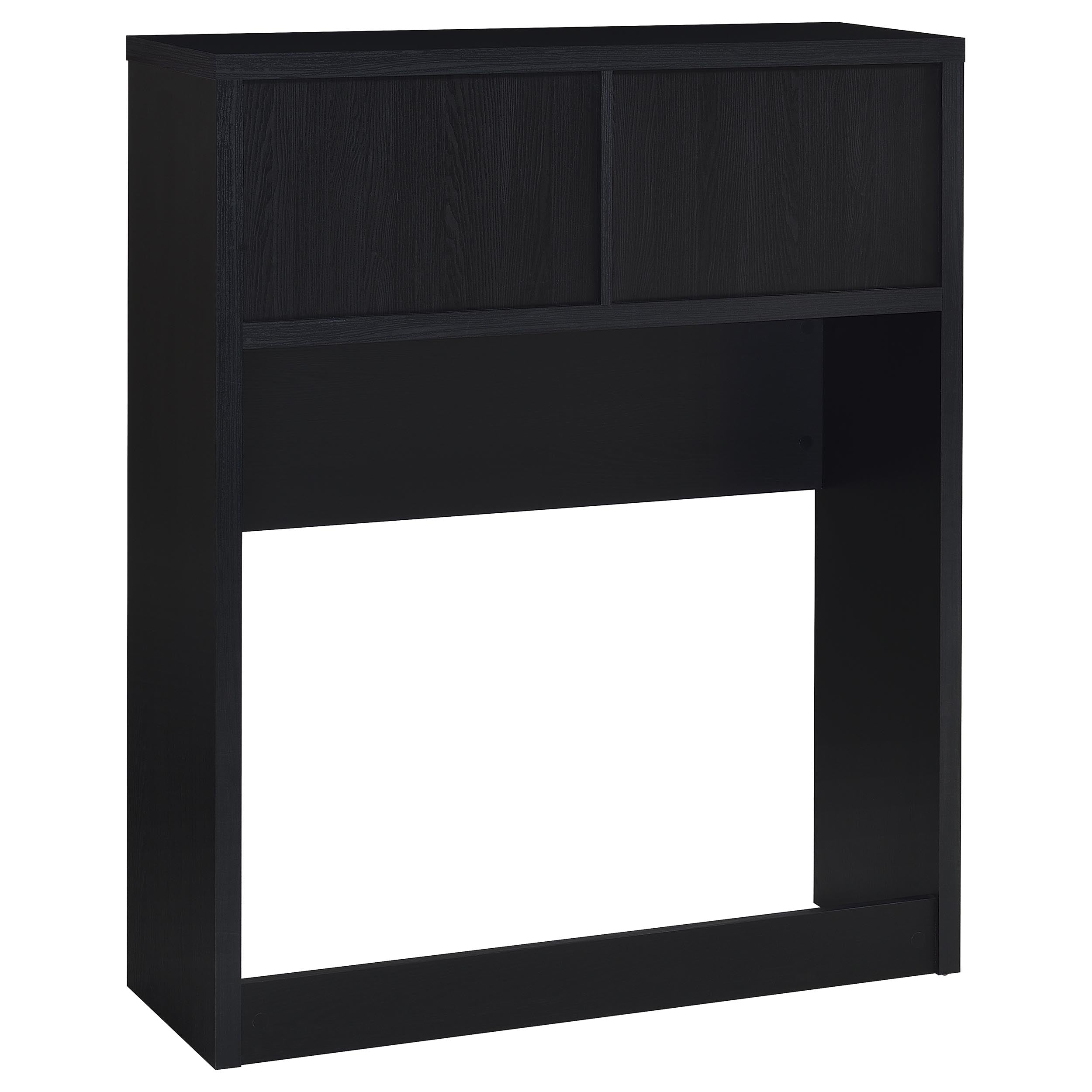 Westpark 49-inch Twin Bookcase Headboard Black-