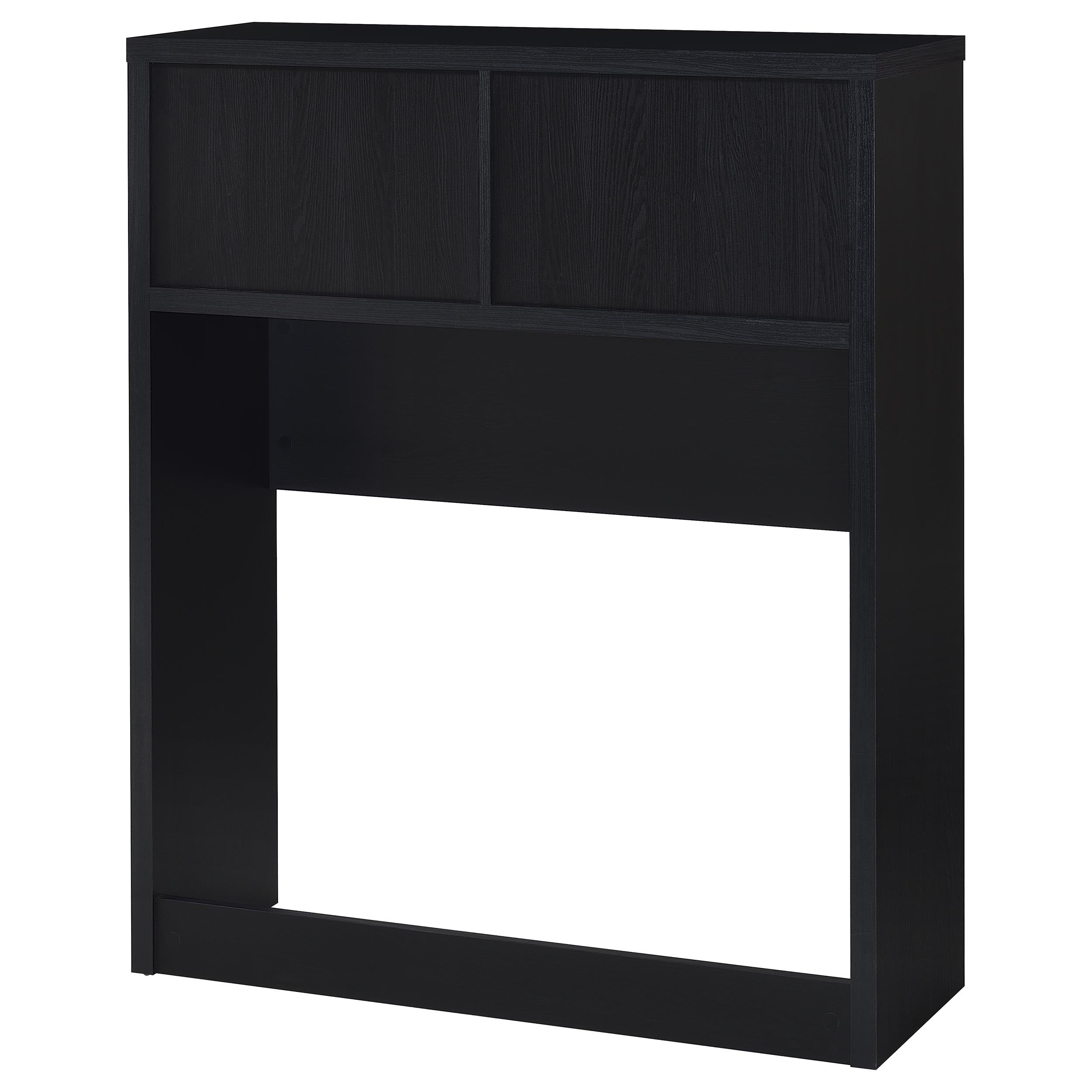 Westpark 49-inch Twin Bookcase Headboard Black-