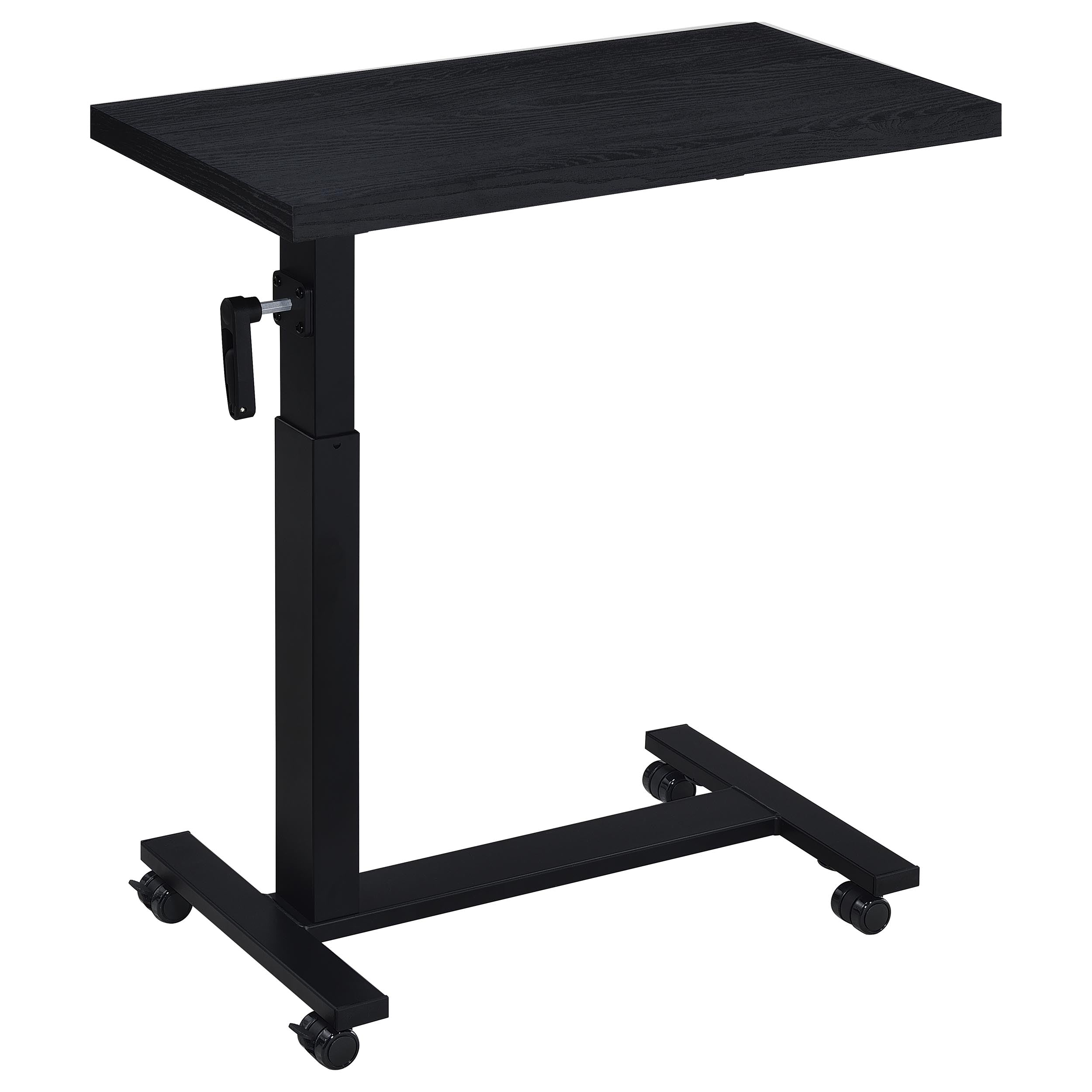 Westpark Height Adjustable Mobile Bedroom C-Table Black-