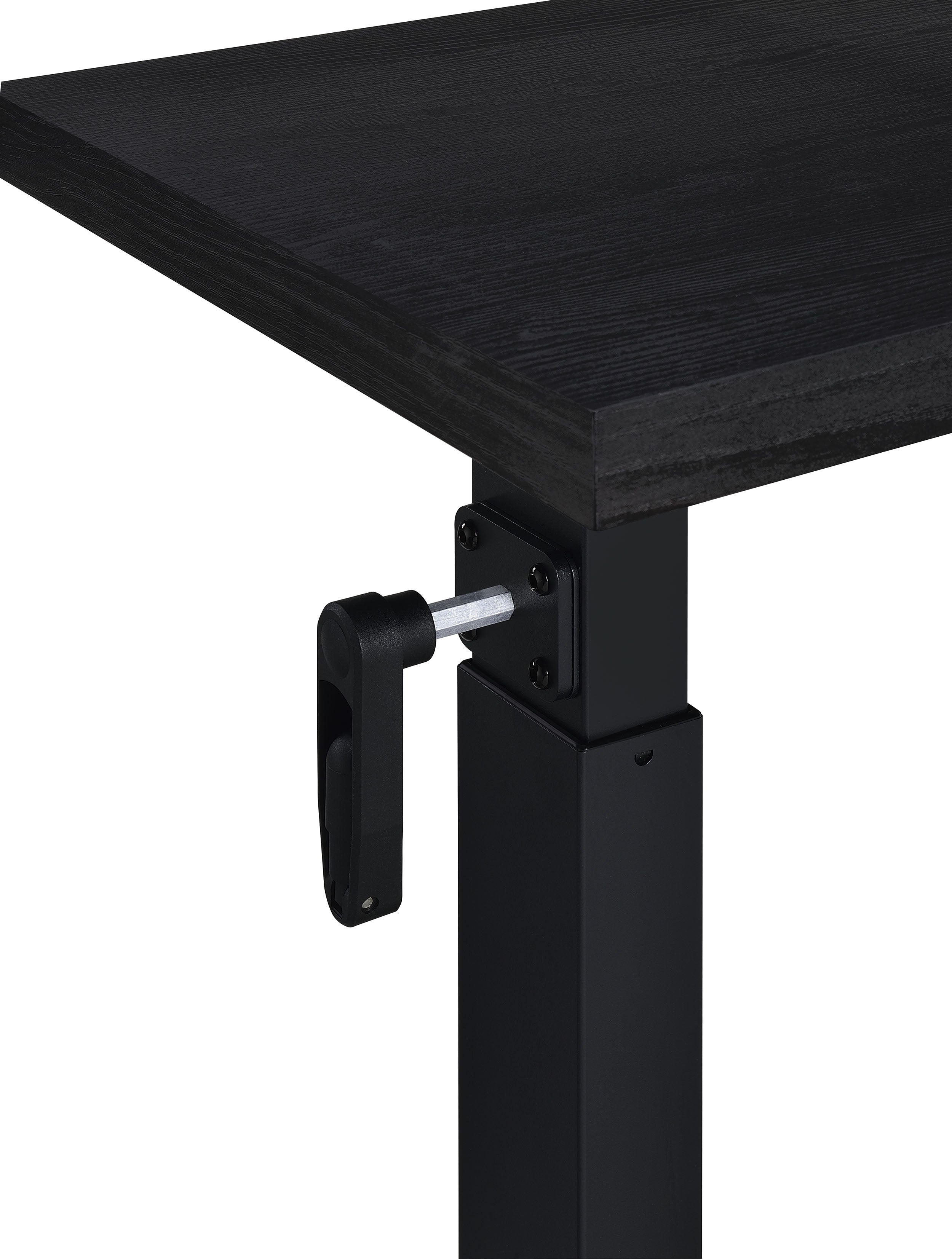 Westpark Height Adjustable Mobile Bedroom C-Table Black-