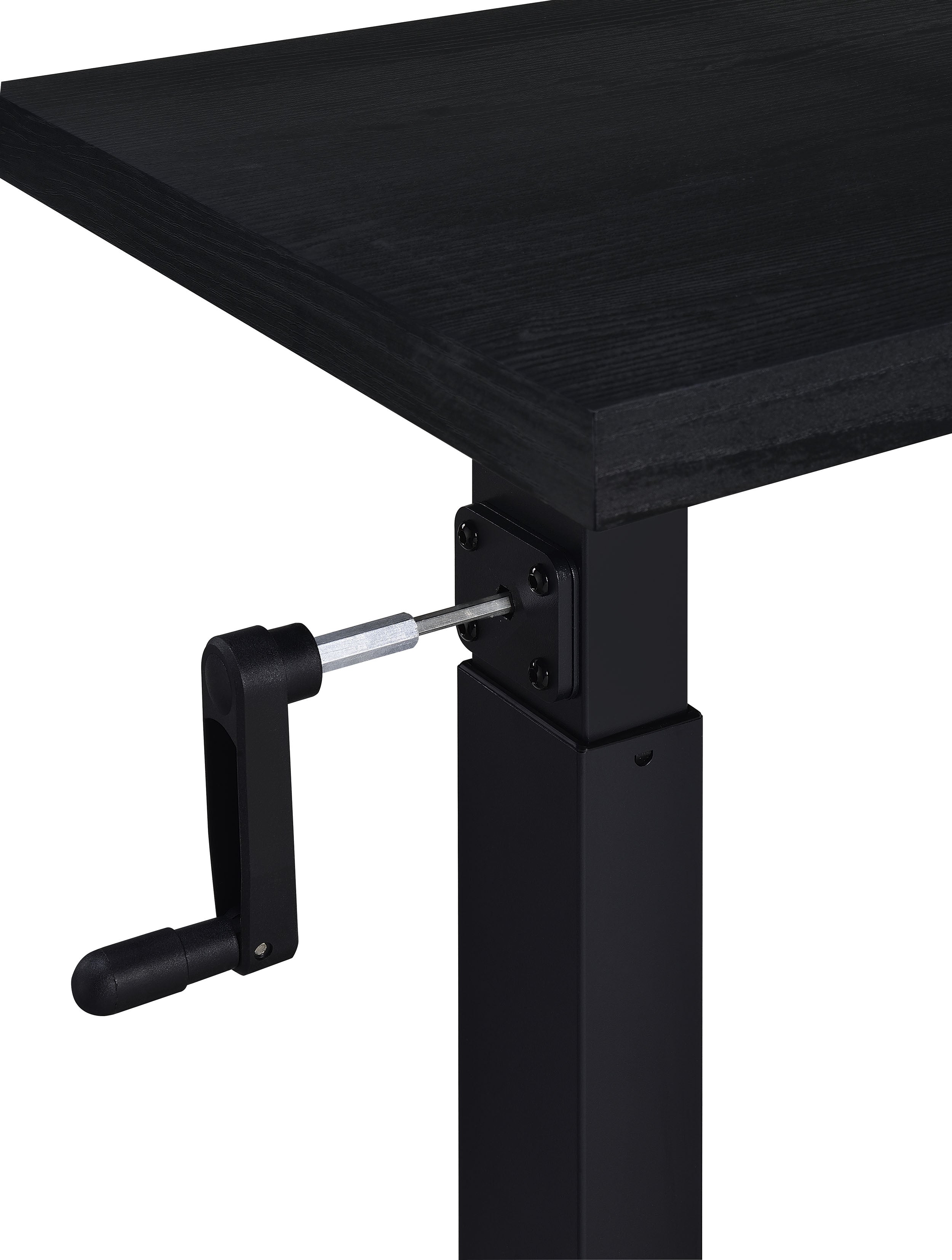 Westpark Height Adjustable Mobile Bedroom C-Table Black-