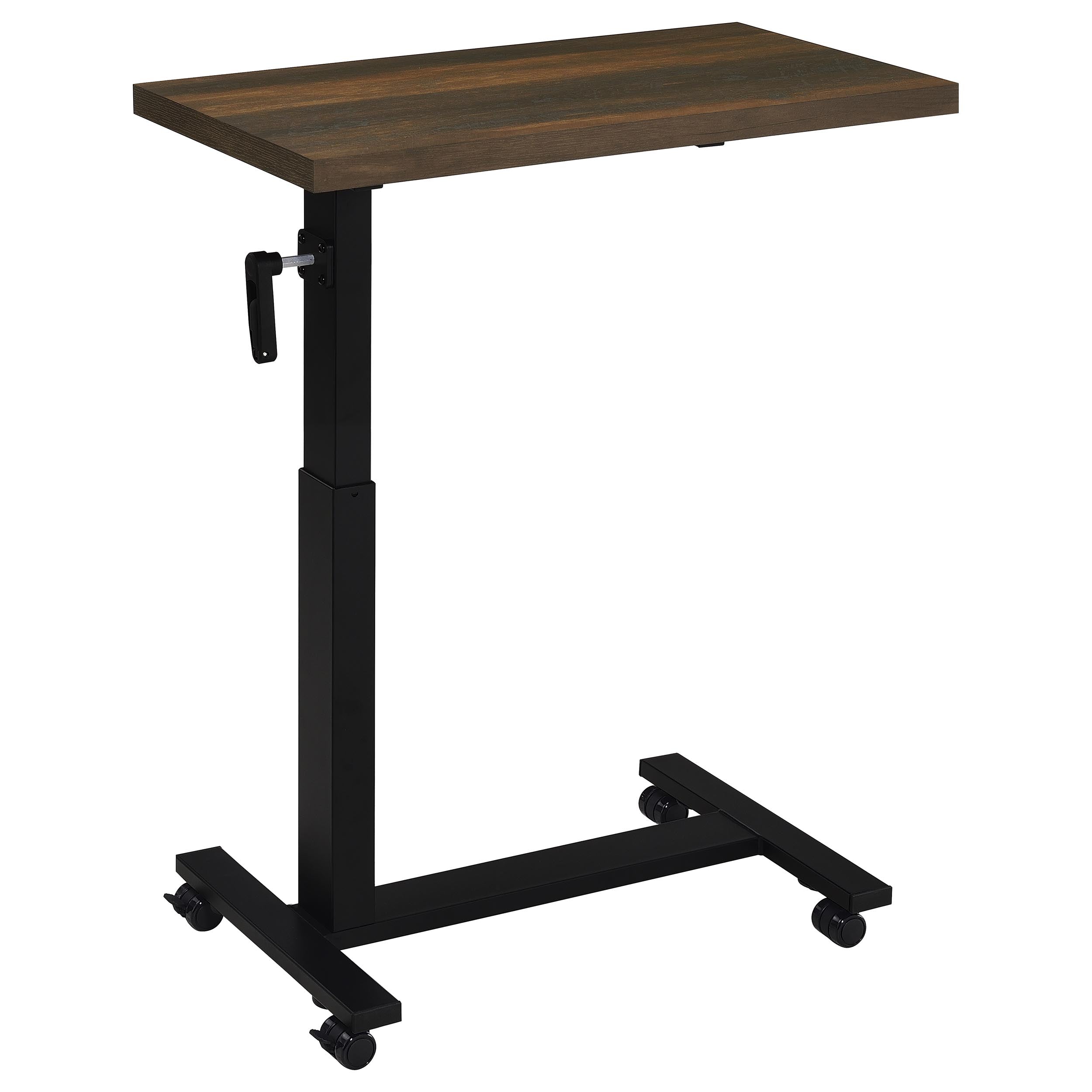 Westpark Height Adjustable Mobile Bedroom C-Table Dark Pine-