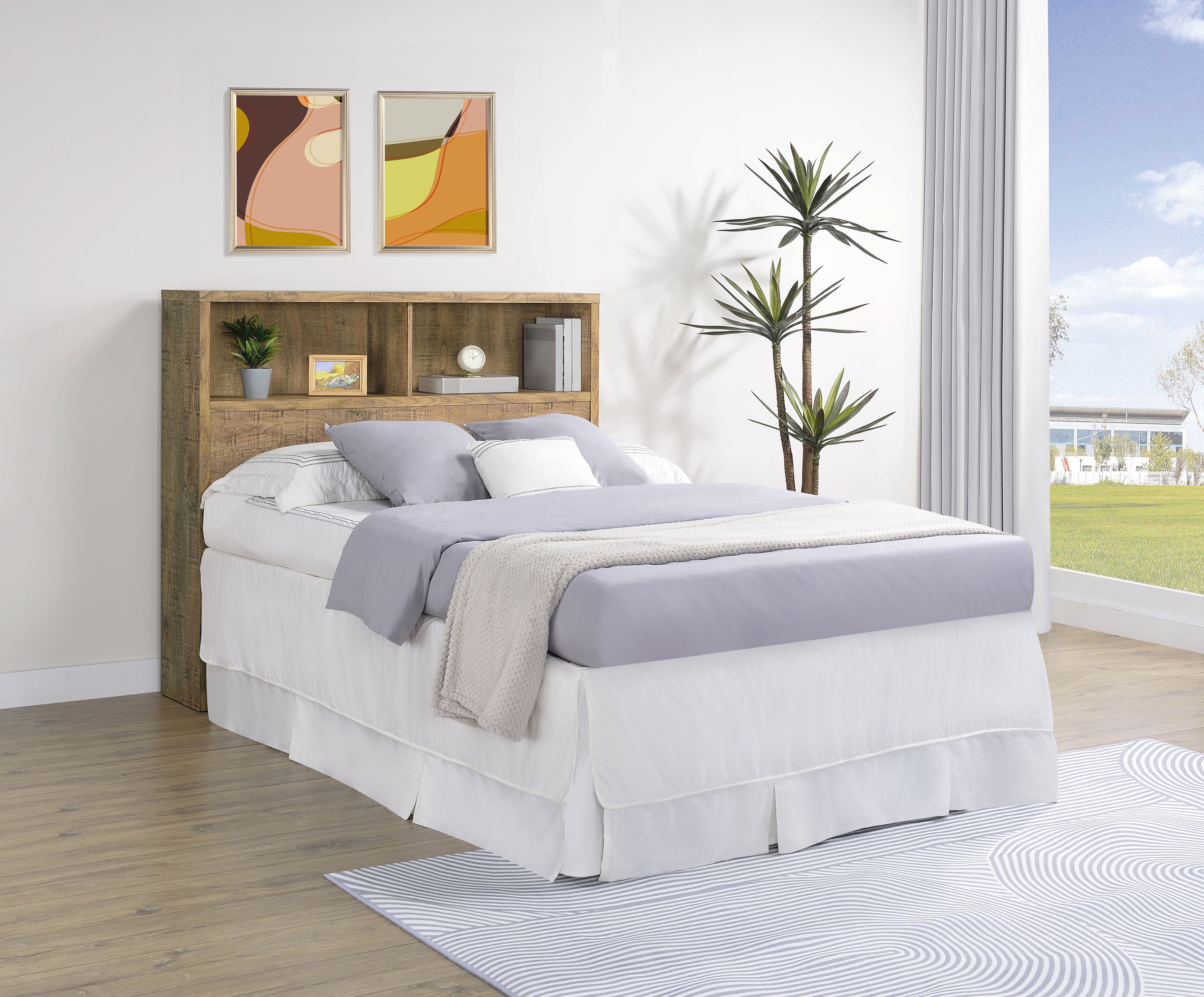 Westpark 49-inch Full Bookcase Headboard Mango-